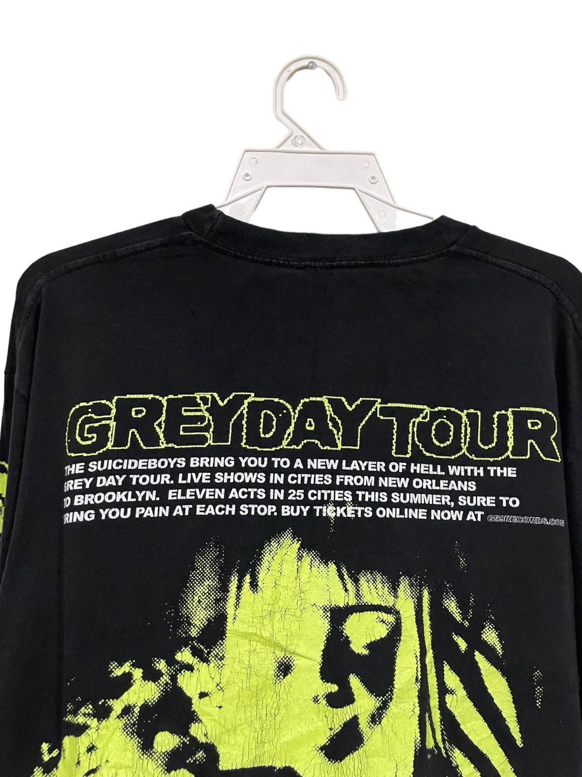 Fuck The Population Vintage Suicideboys Greyday Tour G59 Records Distressed Tee Size US L / EU 52-54 / 3 - 14 Thumbnail