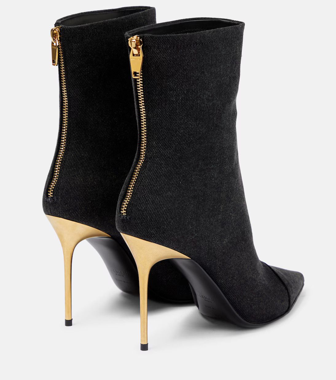 Balmain o1y0525 Ankle Boots in Black Size US 5 / IT 35 - 4 Thumbnail