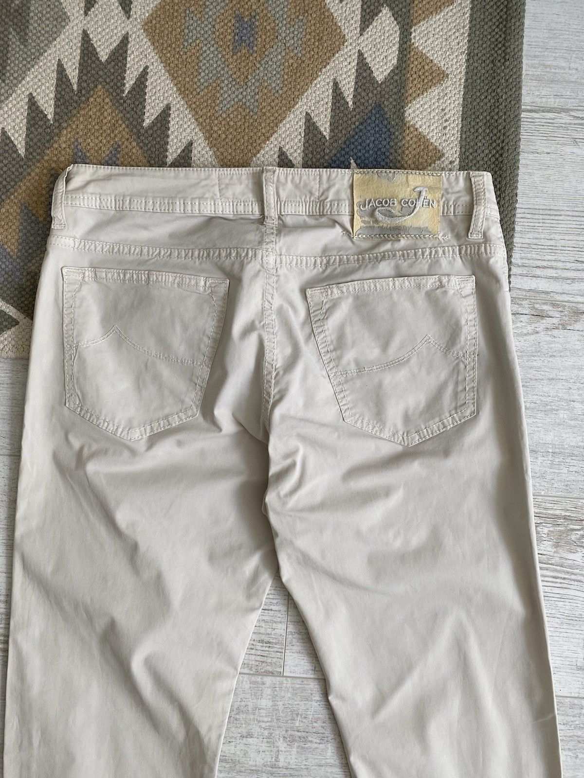 Jacob Cohen Jacob Cohen Cotton Beige Casual Chino Pants Size US 34 / EU 50 - 10 Thumbnail