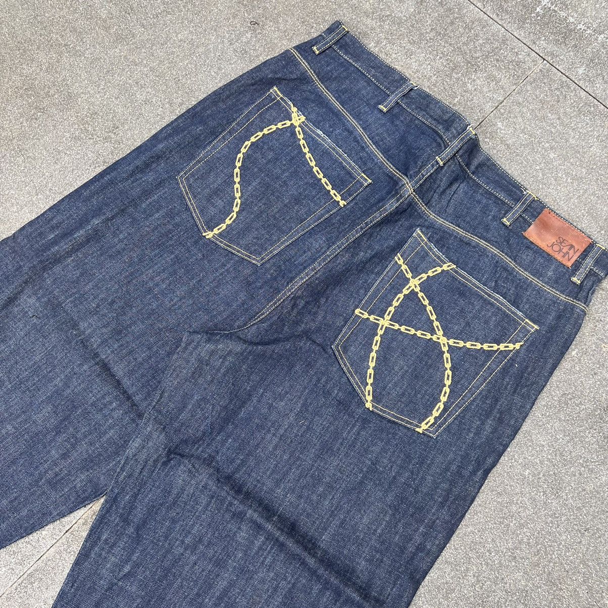 JNCO × Sean John × Vintage Vintage Sean John Baggy Hiphop Jeans Size US 40 / EU 56 - 3 Thumbnail