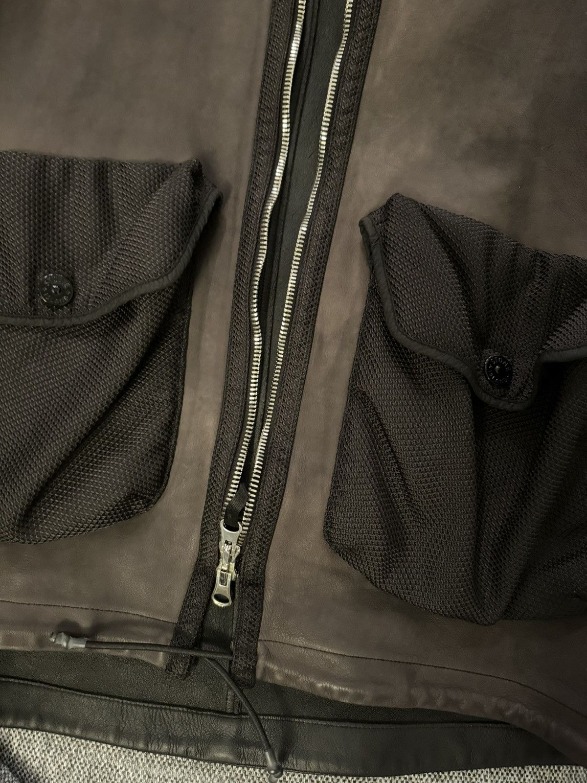 Stone Island Stone Island Leather-TC Modified Panama 6/3 HT Nylon jacket Size US M / EU 48-50 / 2 - 12 Thumbnail