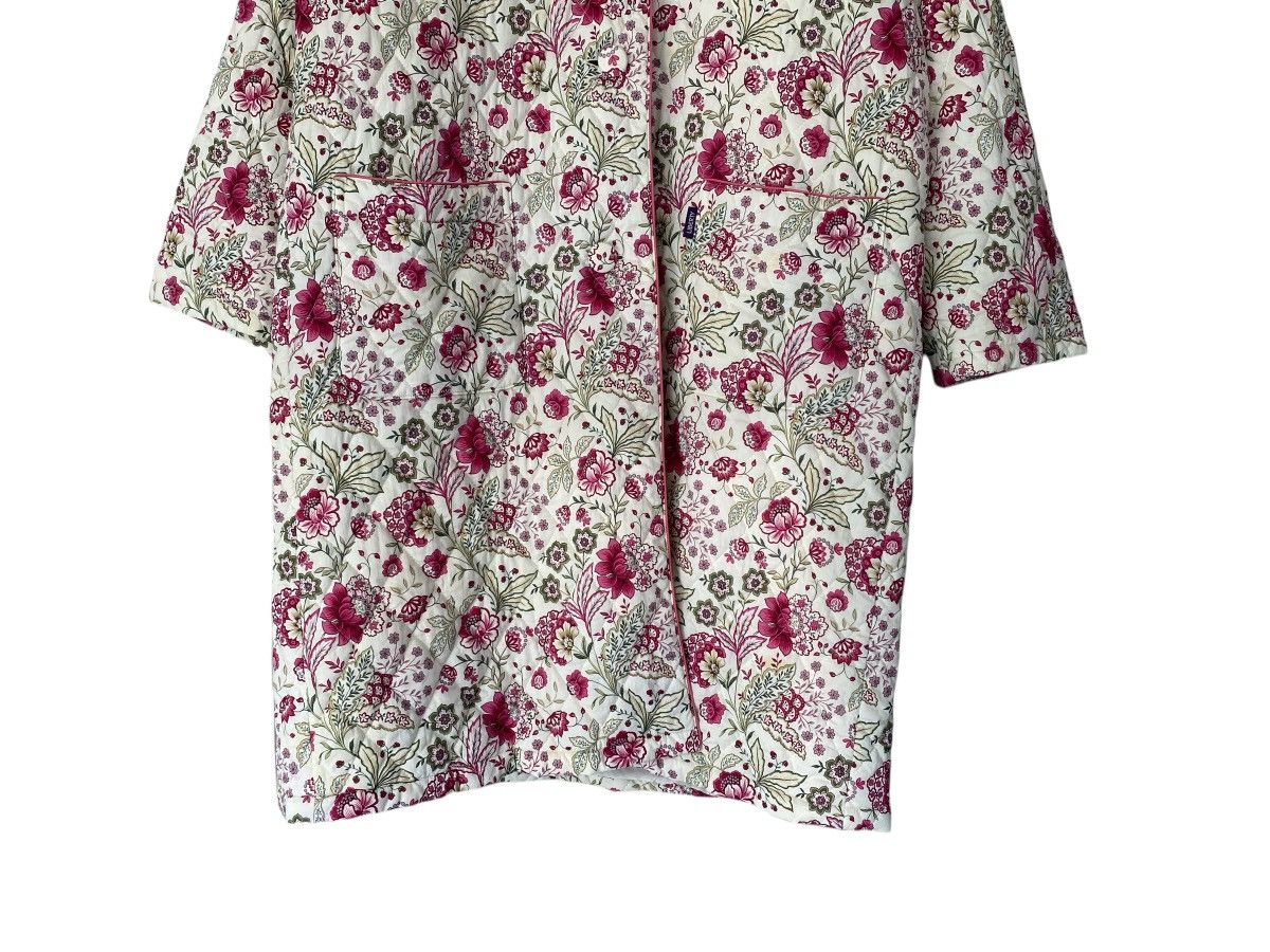 Liberty LIBERTY Quilted Cardigan Button Jacket Floral (L) Size L / US 10 / IT 46 - 5 Thumbnail