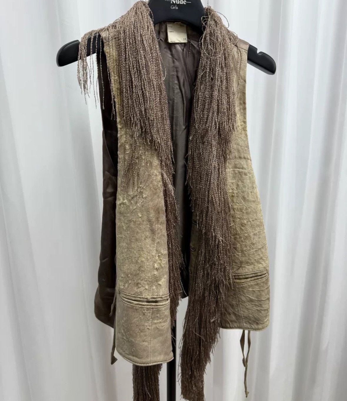 Ann Demeulemeester Ann Demeulemeester Hairy Erosion Cat Beard Vest Size US S / EU 44-46 / 1 - 3 Thumbnail