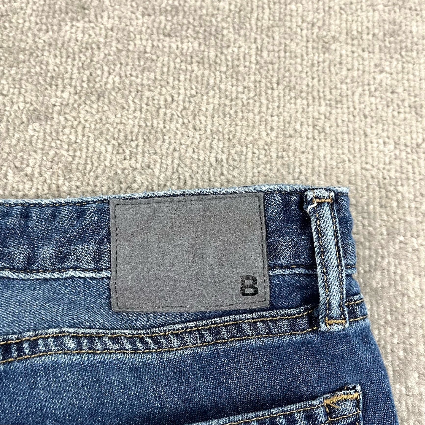 Bonobos BONOBOS Jeans Mens 36x30 Slim Medium Blue Denim Stretch Casual Size US 36 / EU 52 - 3 Thumbnail