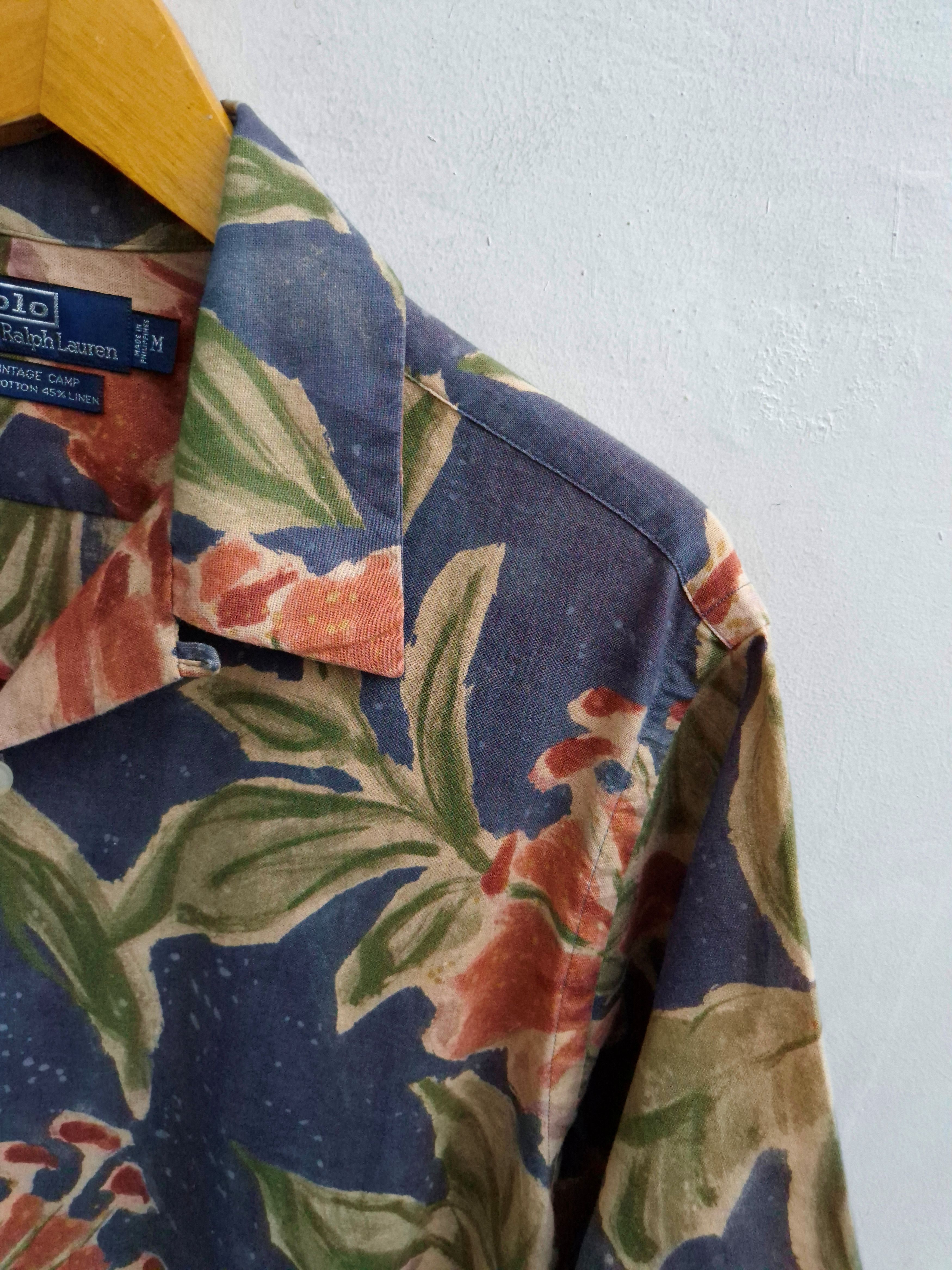 Polo Ralph Lauren × Ralph Lauren Polo Ralph Lauren Vintage Camp Hawaiian Shirt Size US M / EU 48-50 / 2 - 4 Thumbnail