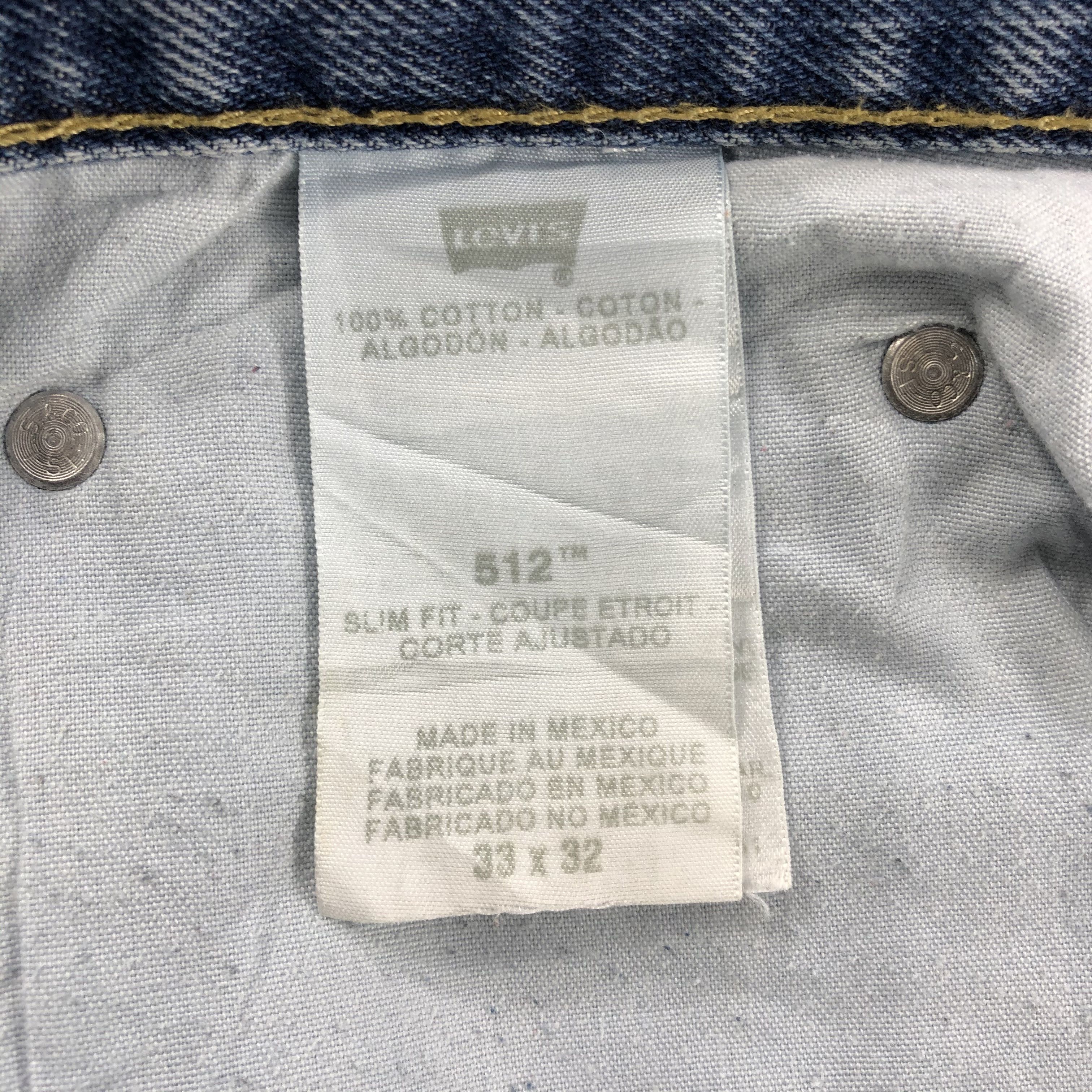 Levi's × Vintage Vintage Blue Wash Levis 512 Jeans-JM2484 Size US 34 / EU 50 - 14 Thumbnail