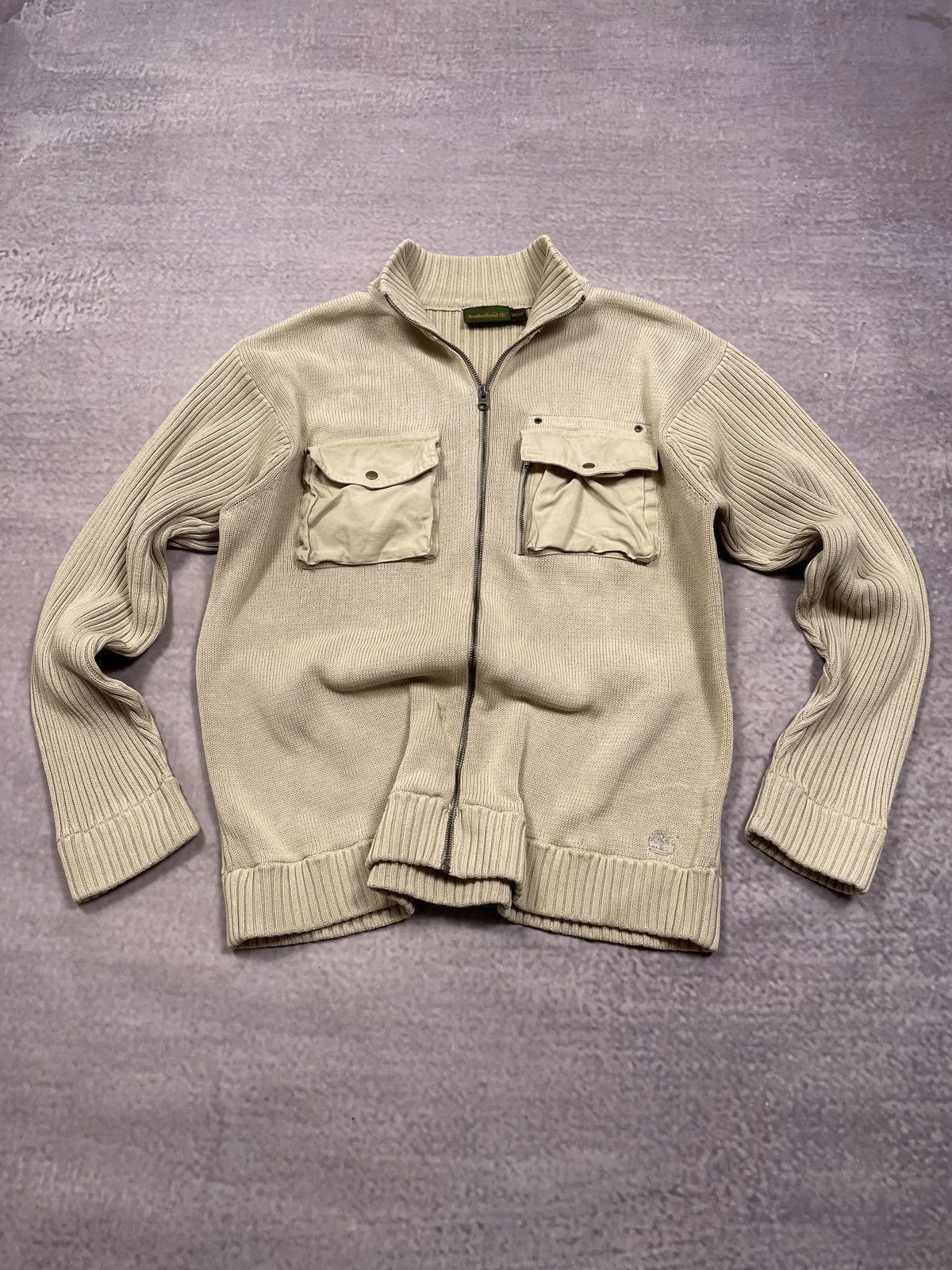 Le Grande Bleu (L.G.B.) Vintage LGB IfSixWasNine Style Timberland Pocket Zip Sweater Size US XL / EU 56 / 4 - 1 Thumbnail