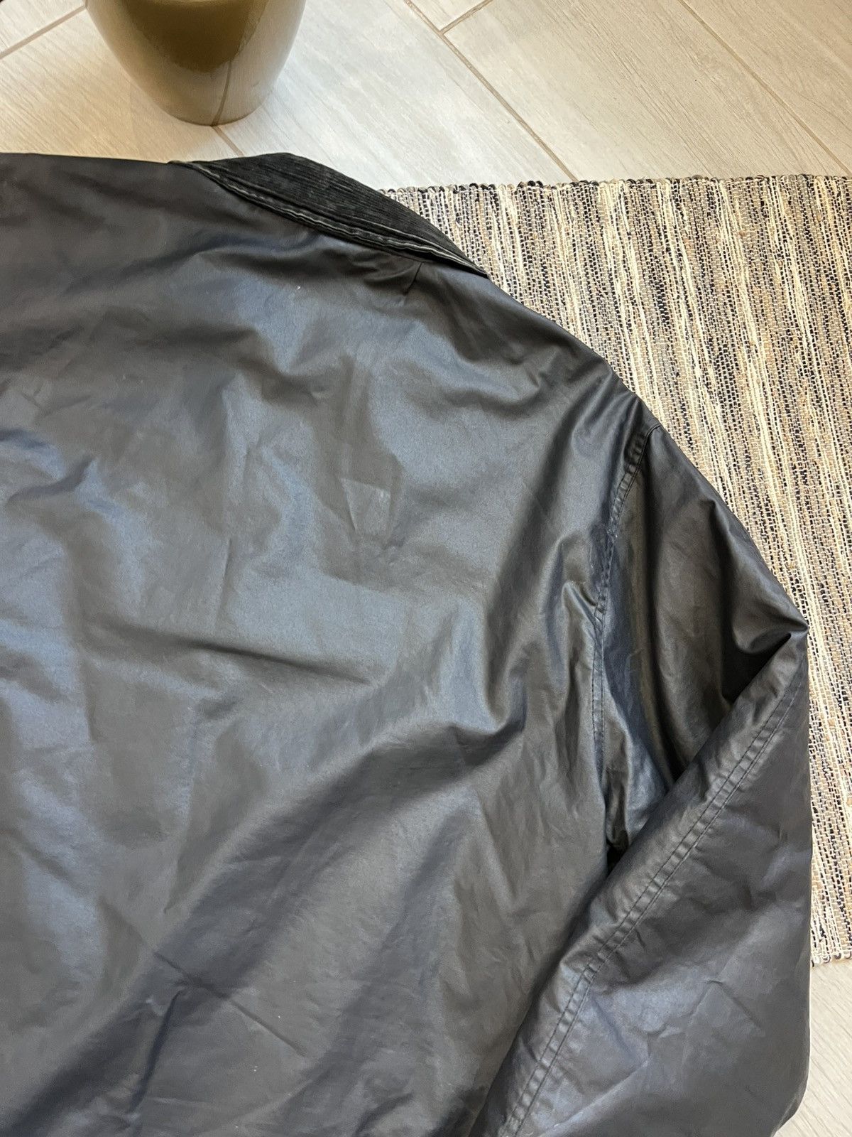 Barbour Vintage Barbour Waxed style Raincoat Jacket casuals luxury Size US XL / EU 56 / 4 - 15 Thumbnail