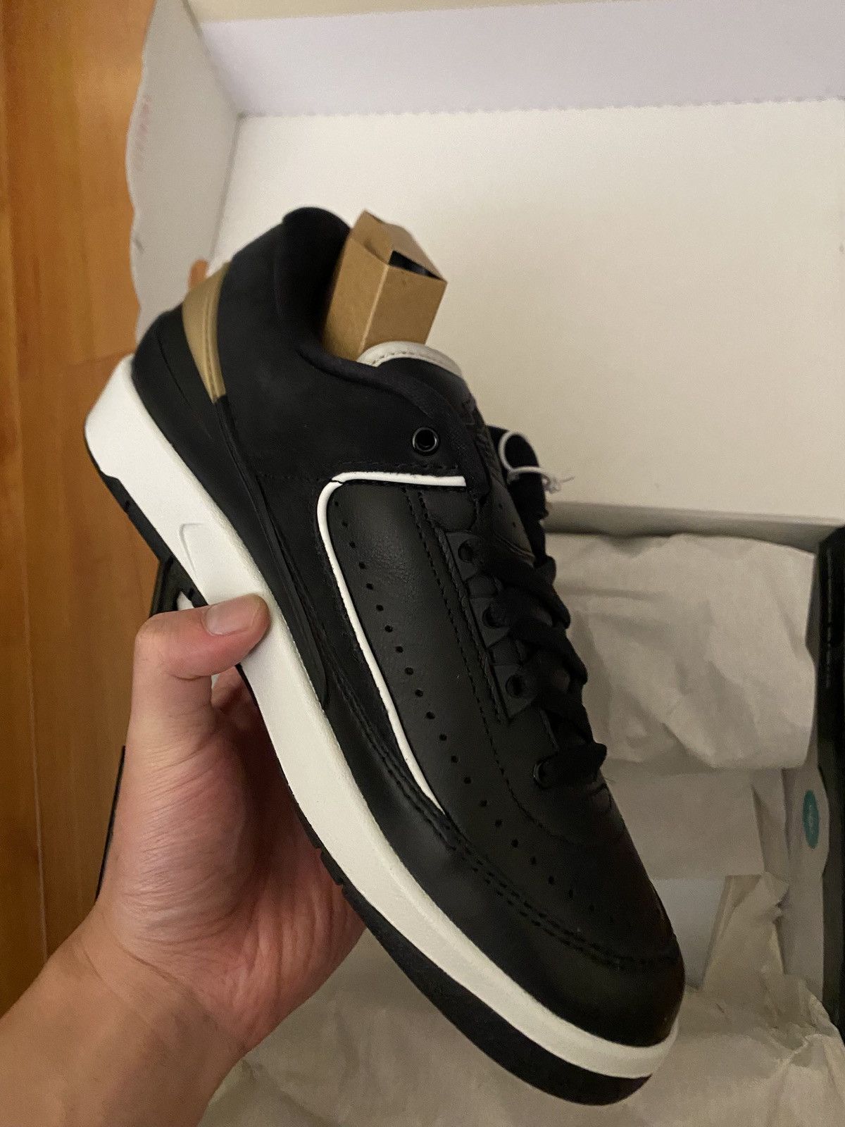 Jordan Brand Jordan 2 Low Black Size US 9.5 / EU 42-43 - 2 Thumbnail