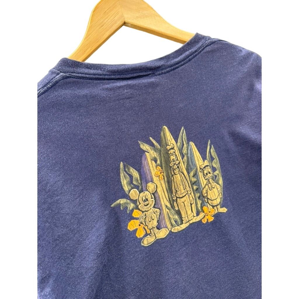 Disney × Vintage 2000's Walt Disney World Hawaiian Tribal L/S Graphic T-Shirt Size US L / EU 52-54 / 3 - 6 Thumbnail