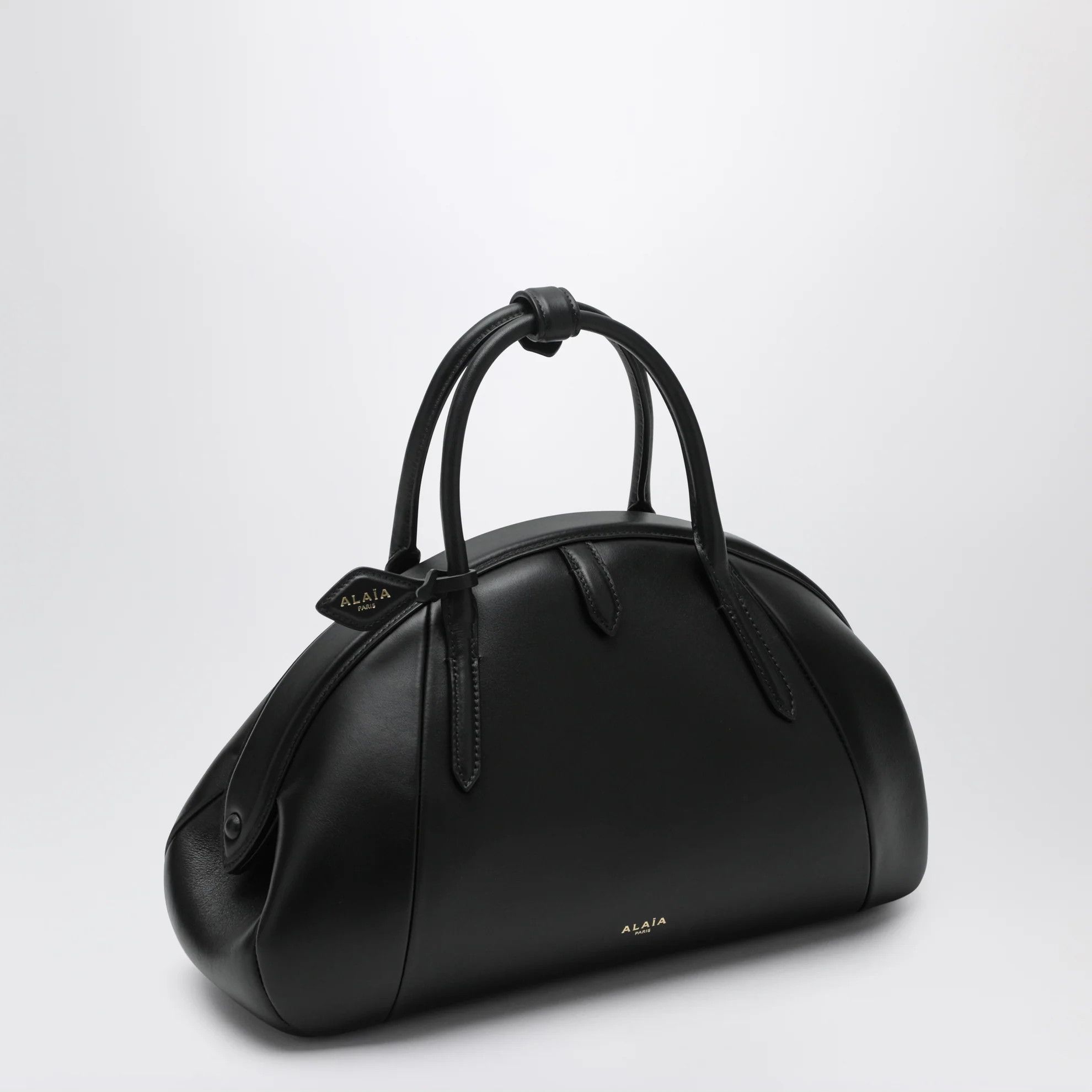 Alaia o1d2blof0426 Size: OS / Leather Purse Handbag in Black Size ONE SIZE - 3 Thumbnail