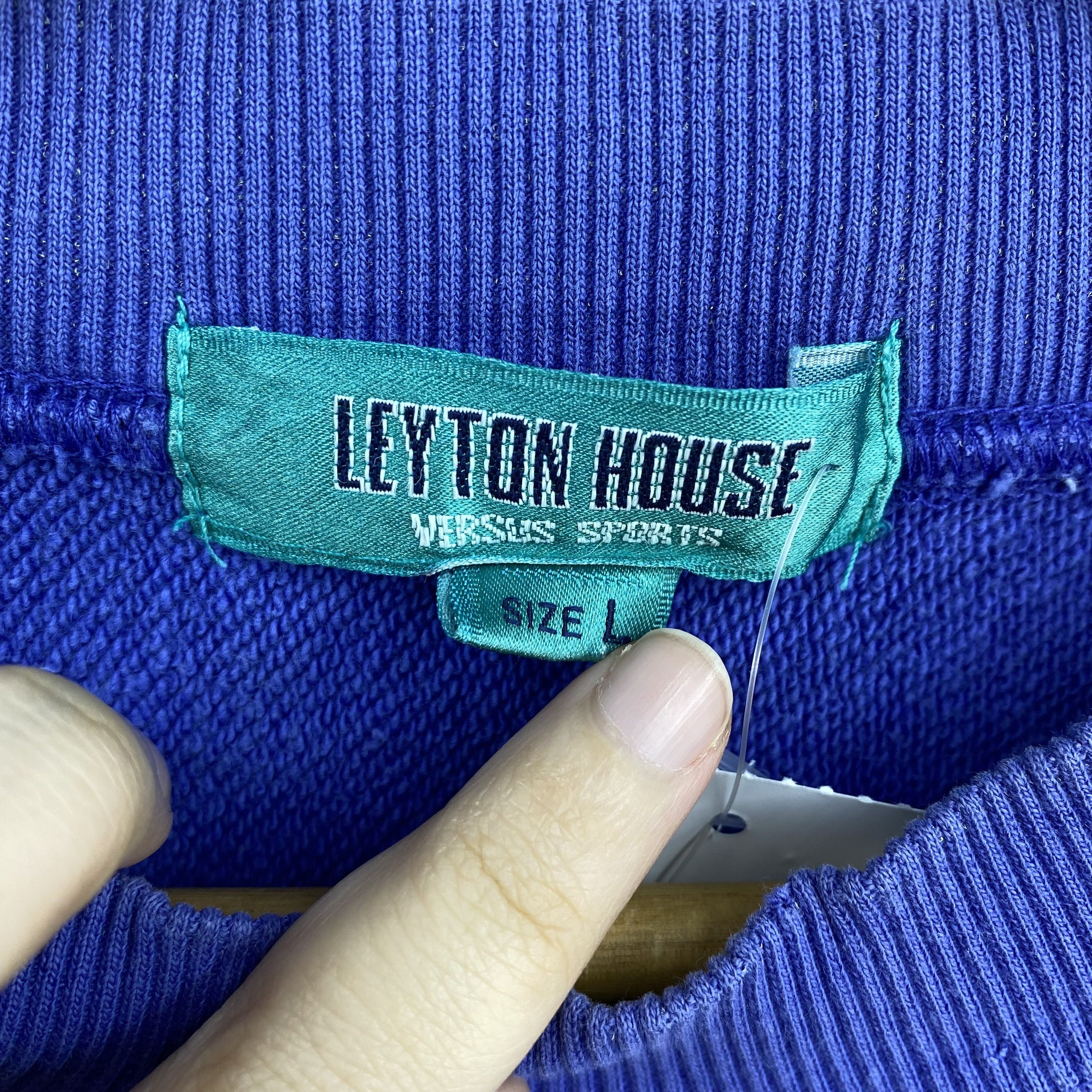 Vintage Vintage 90s Leyton House Racing Team Sweatshirt Nautical Size US L / EU 52-54 / 3 - 9 Thumbnail