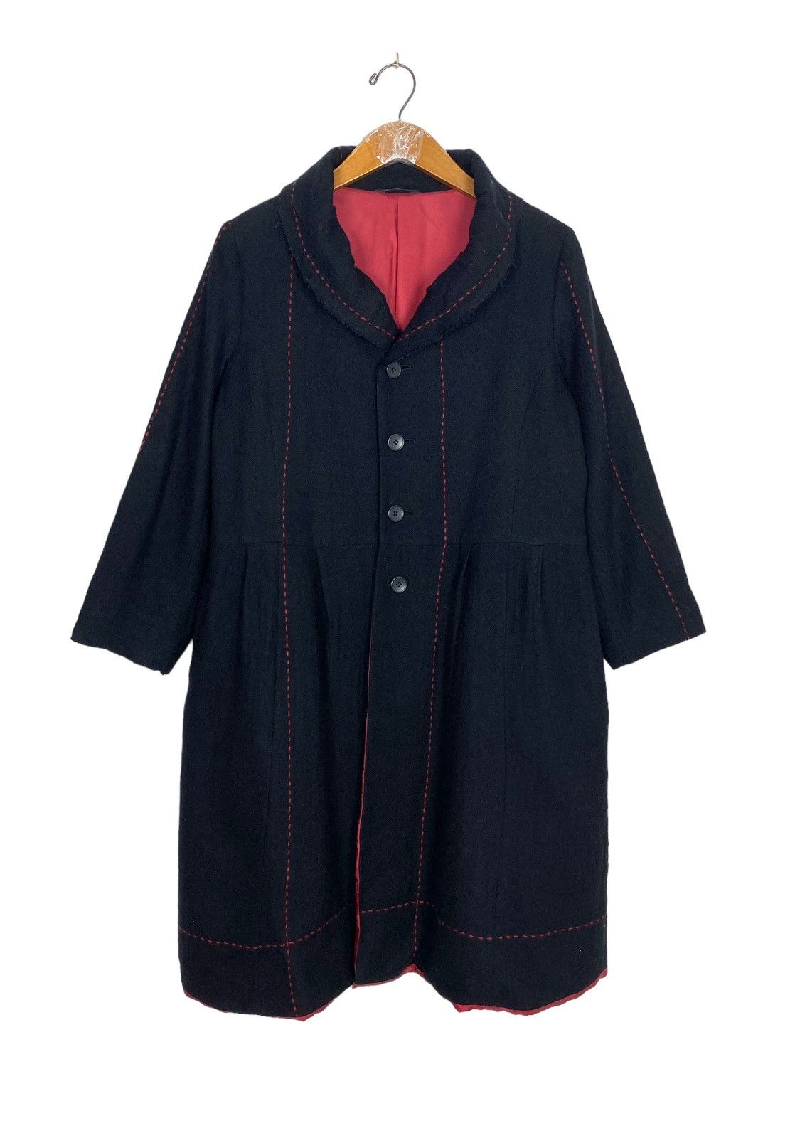Japanese Brand Rare‼️ Vintage Crescent Long Coat Made in Japan Size M / US 6-8 / IT 42-44 - 1 Thumbnail