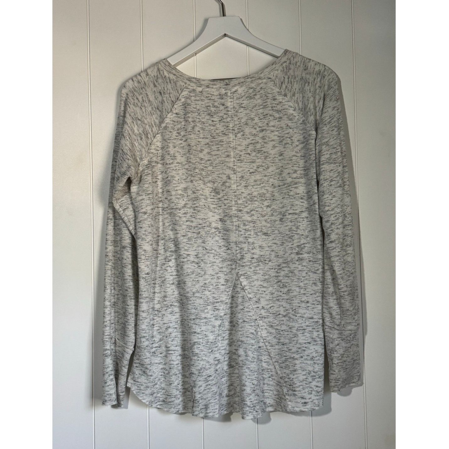 Michael Stars Michael Stars Shirt Womens Small Lexy Crewneck White Ribbed Size M / US 6-8 / IT 42-44 - 2 Thumbnail