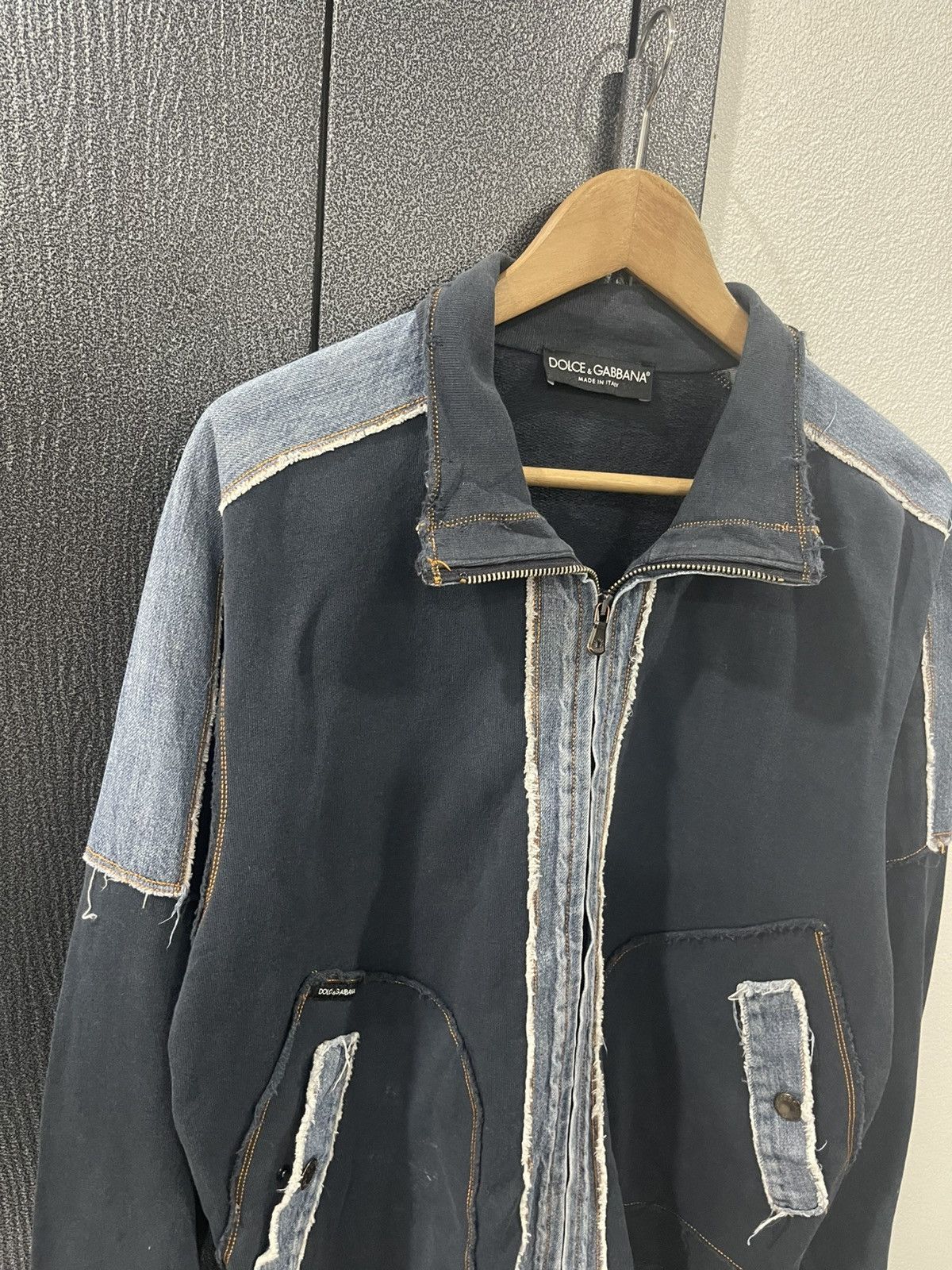 Dolce & Gabbana Vintage Dolce & Gabbana Zipper Jacket Size US L / EU 52-54 / 3 - 8 Thumbnail