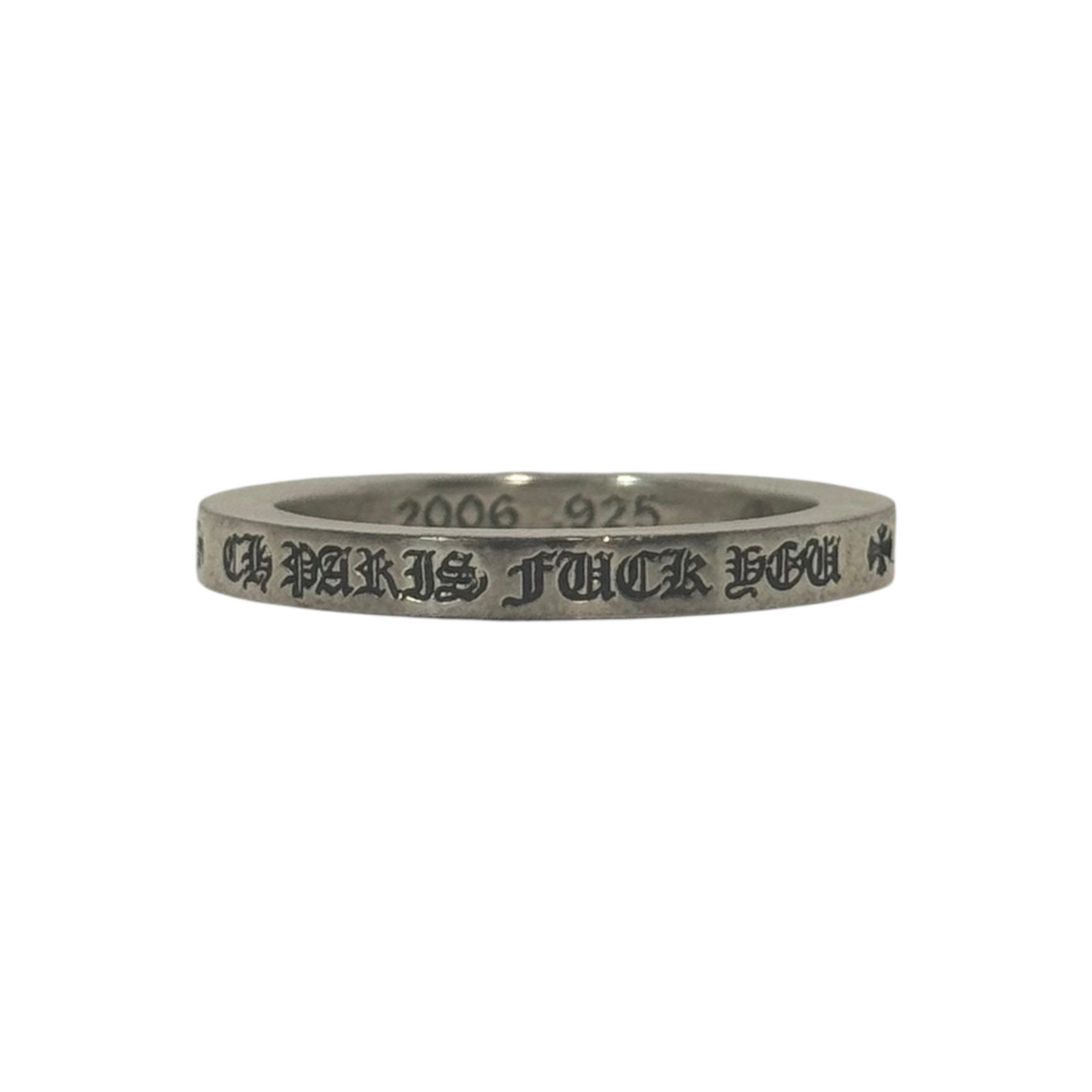 Chrome Hearts Paris Exclusive 3MM Spacer Ring Silver (.925) Size ONE SIZE - 1 Thumbnail