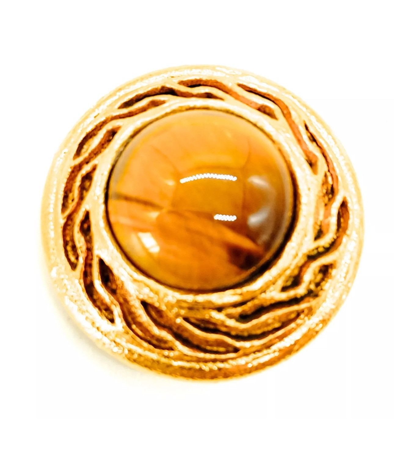 Chanel Chanel Earring Gold Whites Luxury Brand in Mint Condition Size ONE SIZE - 2 Thumbnail