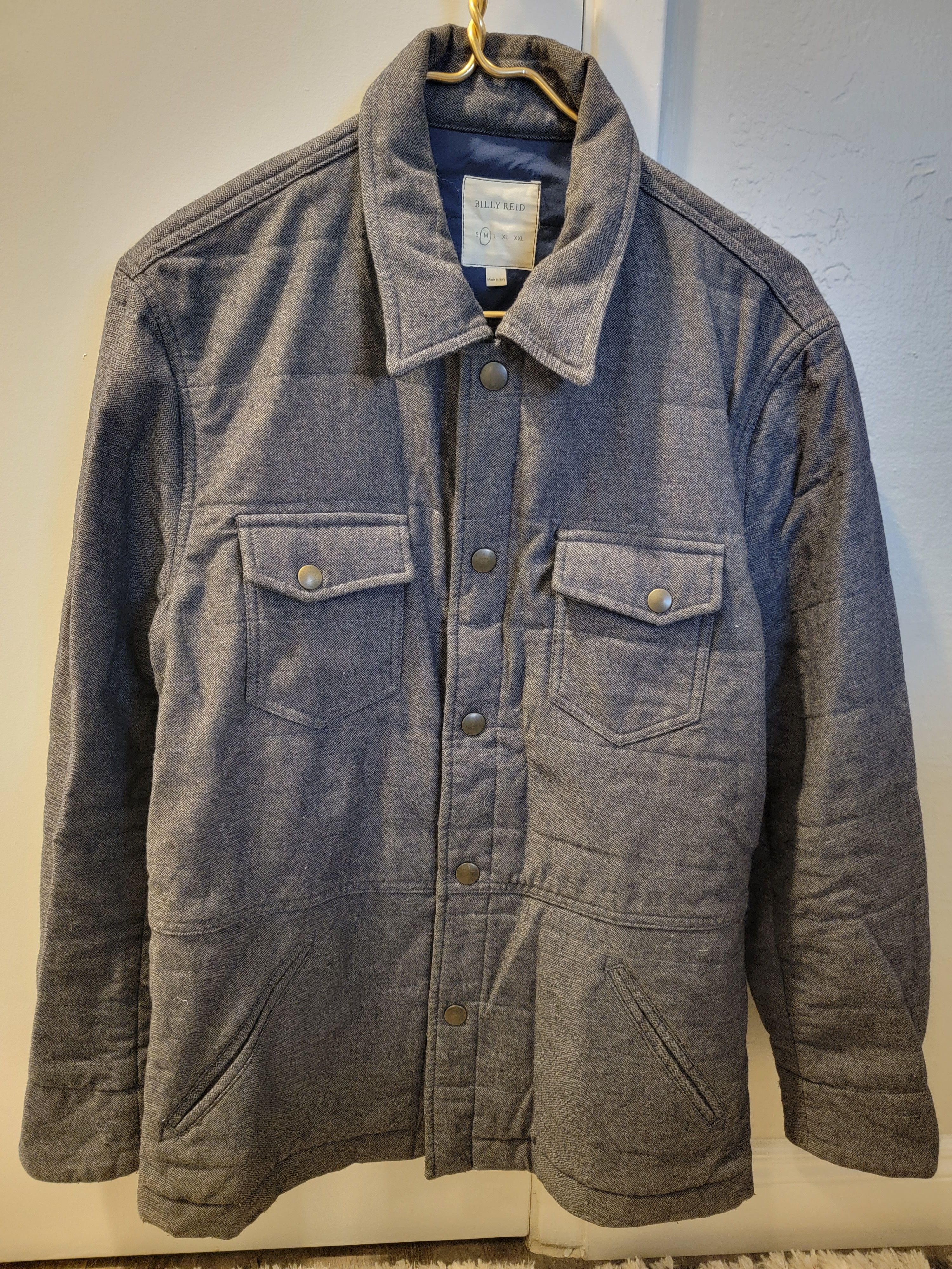 Billy Reid Herringbone Shirt Jacket Grailed