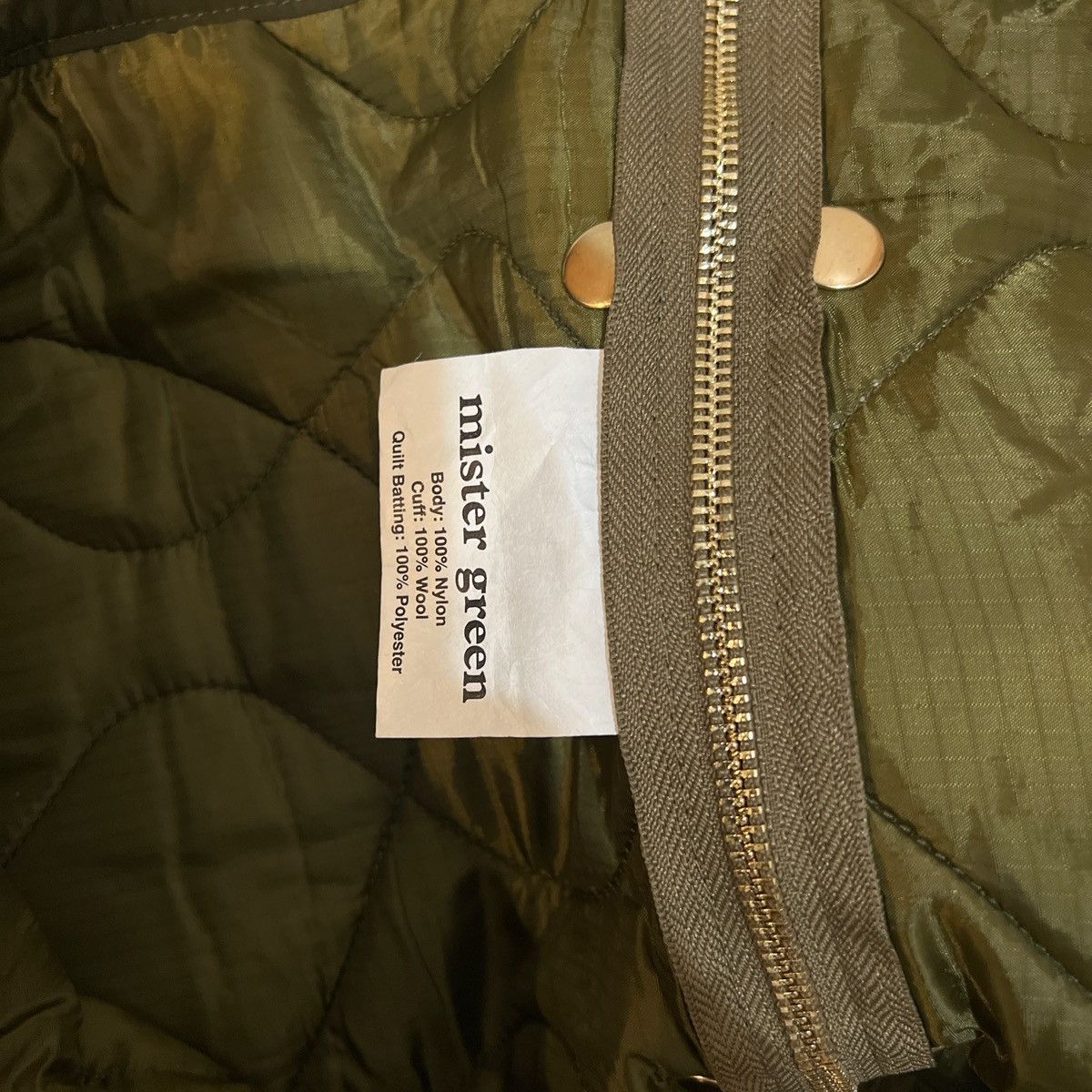 Mister Green Mister Green quilted Army Jacket Size US L / EU 52-54 / 3 - 4 Thumbnail