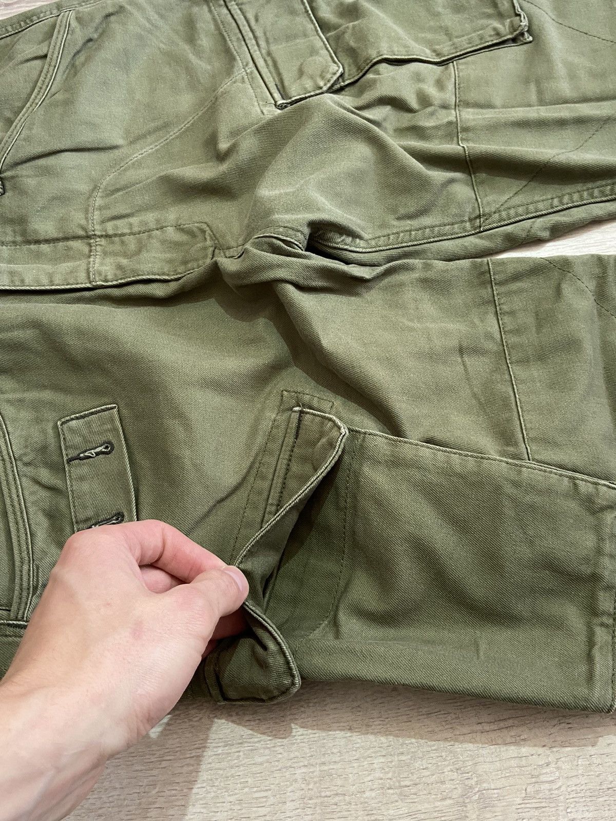 G-Star × Vintage G star raw vintage pants cargo y2k style 32x30 Size US 32 / EU 48 - 15 Thumbnail