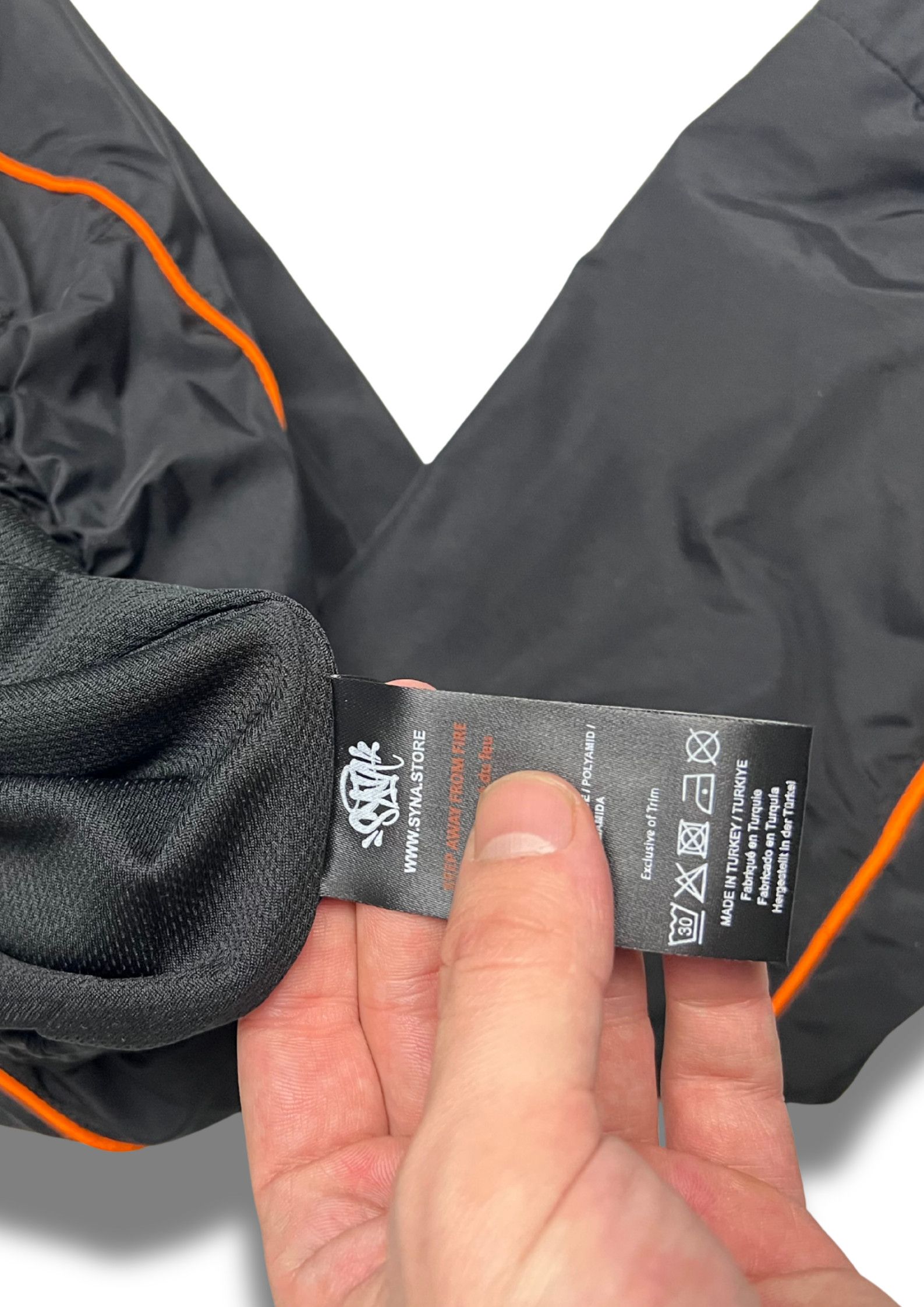 Syna World Syna World Shell Tracksuit “BLACK / ORANGE” Size US L / EU 52-54 / 3 - 11 Thumbnail