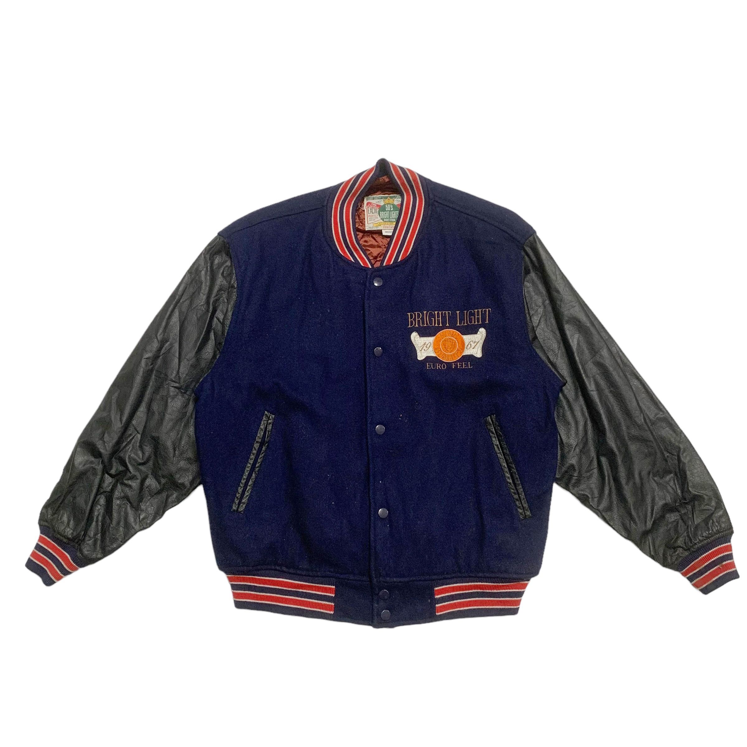 Japanese Brand Vintage Japanese Brand Bright Light Varsity Jacket Size US M / EU 48-50 / 2 - 6 Thumbnail