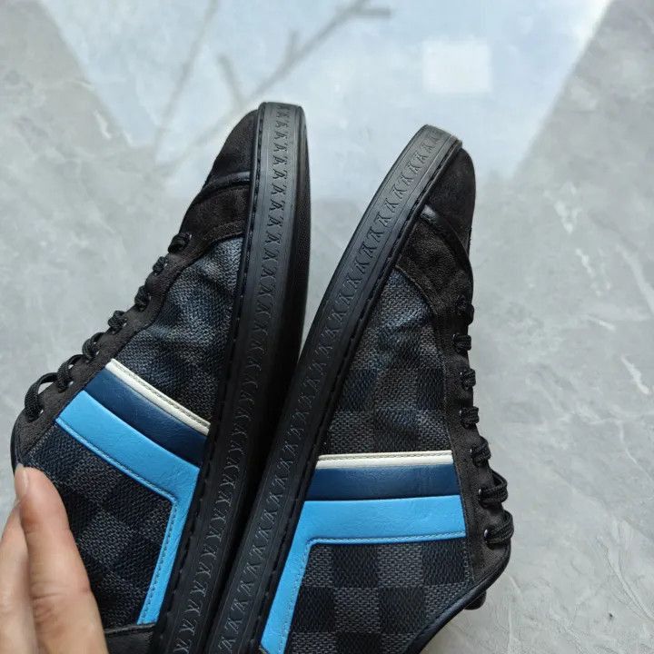 Louis Vuitton Louis Vuitton Classic Checkerboard Lace-up Sneakers -2508 Size US 8.5 / EU 41-42 - 4 Thumbnail