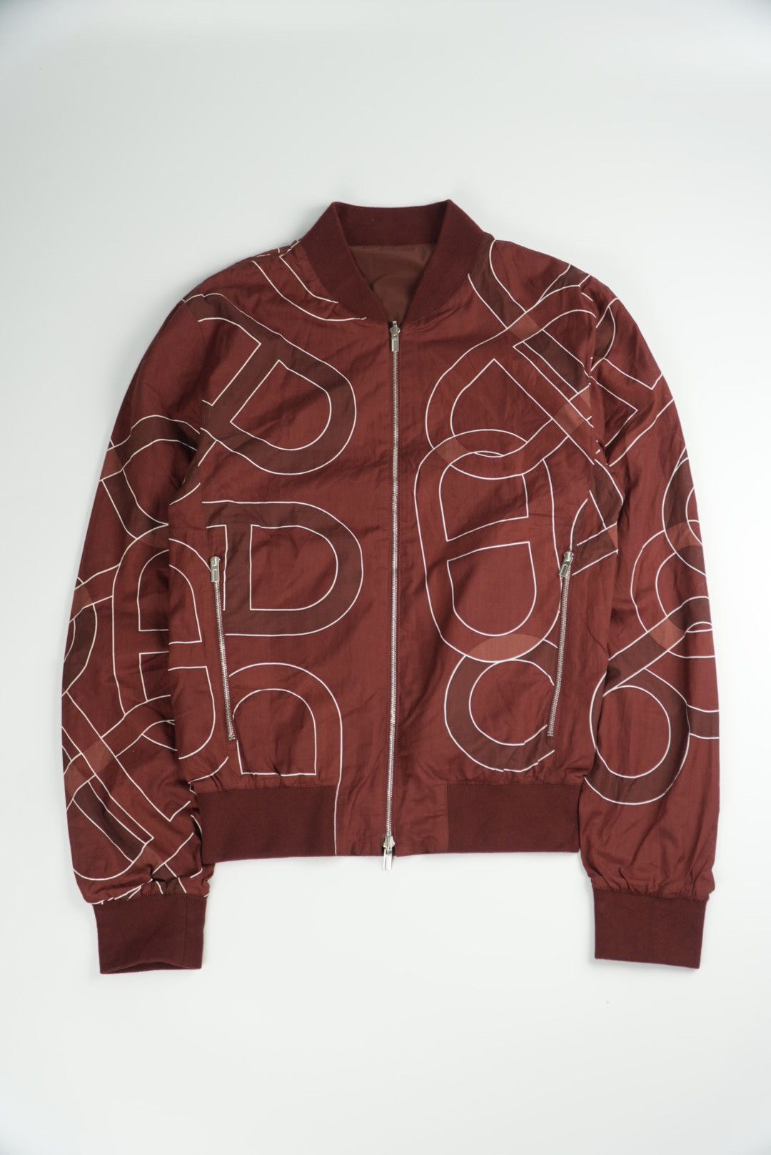 Hermes Hermes Jacket Chaine D'Ancre Red Reversible Windbreaker Size US M / EU 48-50 / 2 - 1 Thumbnail