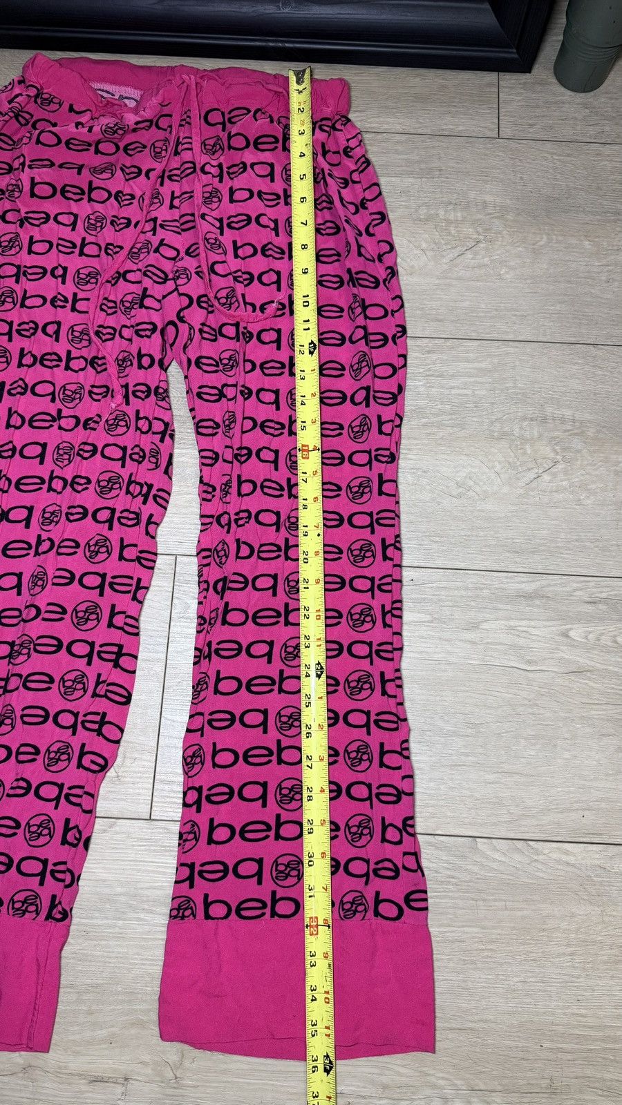 Bebe Y2K 2000s Bebe All Over Print Sleepwear Pajama Sweats Size 34" / US 12 / IT 48 - 4 Thumbnail