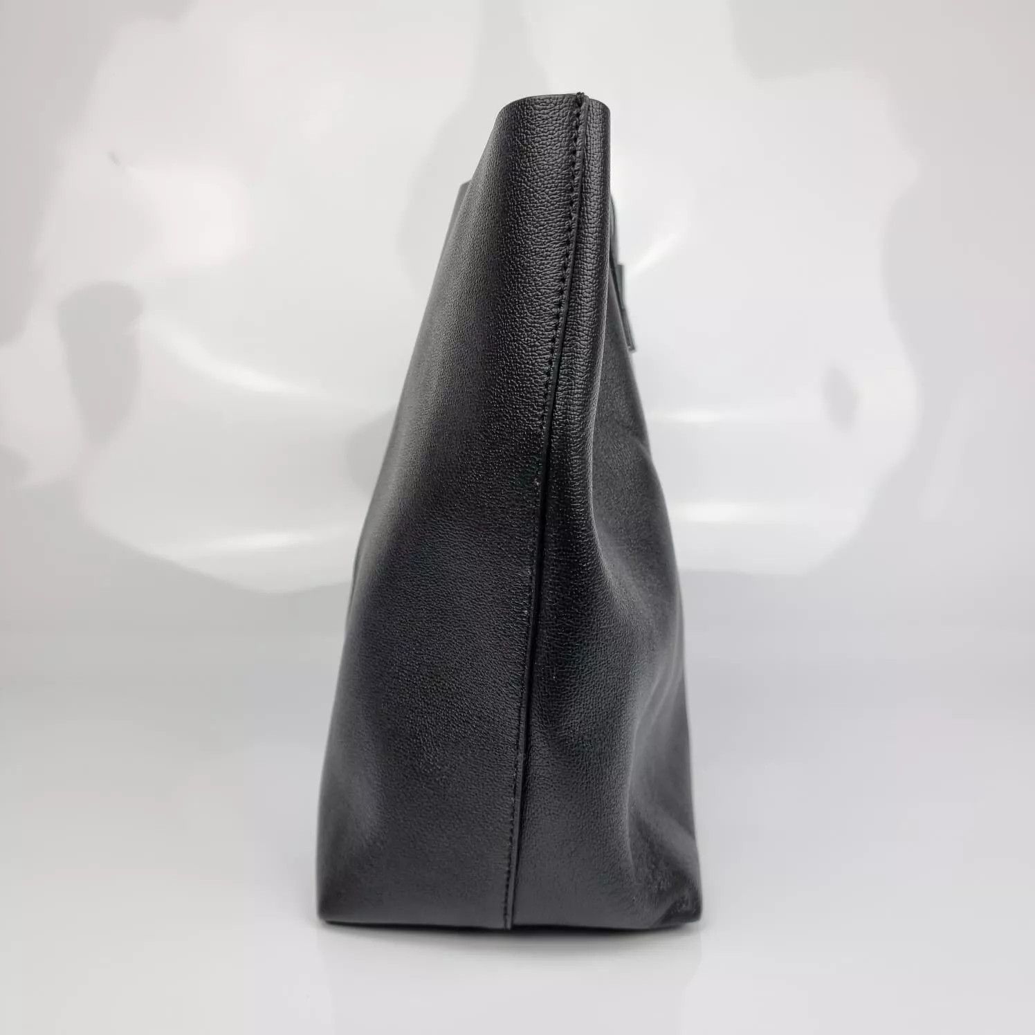 Versace Versace Black Leather Tote Bag New Size ONE SIZE - 4 Thumbnail