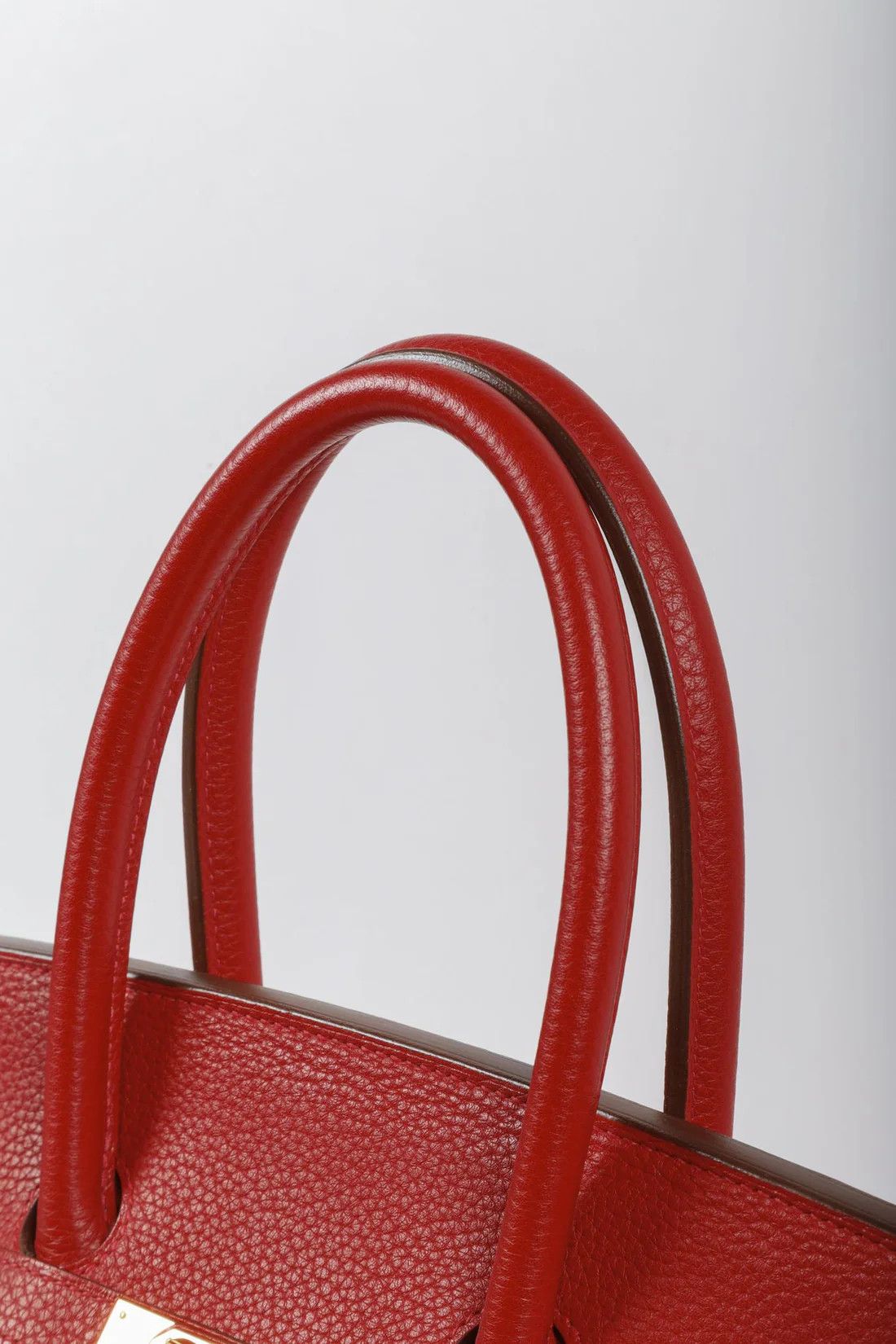Hermes Hermès Birkin 35 Rouge Casaque Clemence GHW Size ONE SIZE - 8 Thumbnail