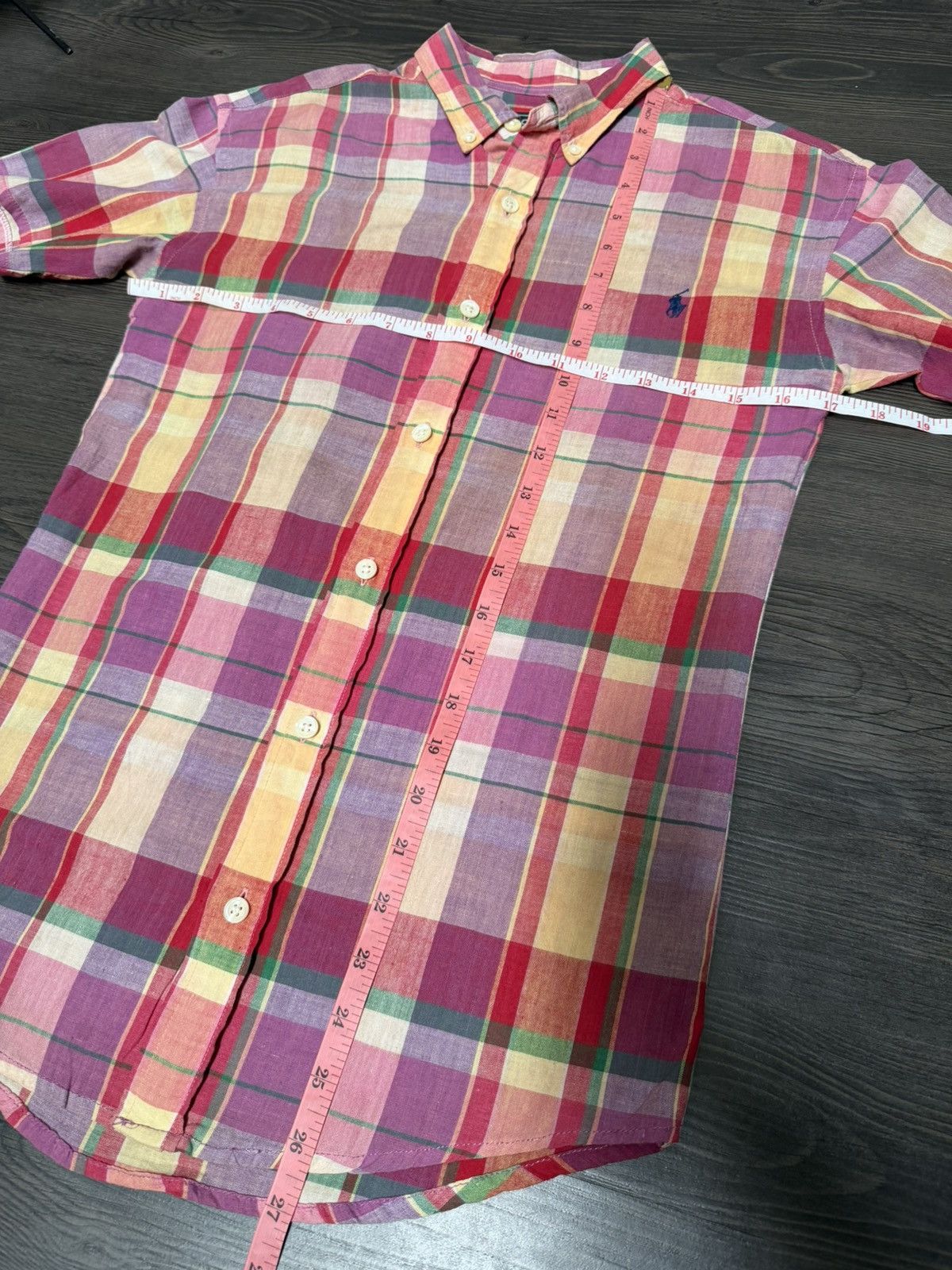 Polo Ralph Lauren Vintage Polo Ralph Lauren Short Sleeve Plaid Button Down Size US XS / EU 42 / 0 - 10 Thumbnail
