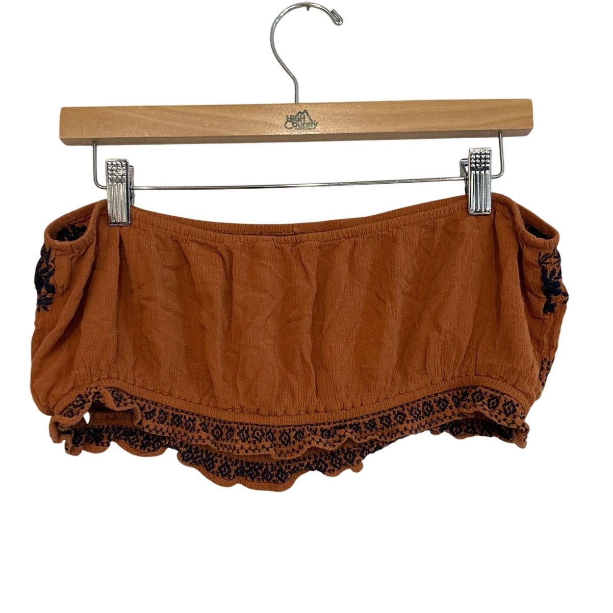 American Eagle Outfitters American Eagle Women's Bandeaus Tube Top Orange Blue Large Size L / US 10 / IT 46 - 3 Thumbnail