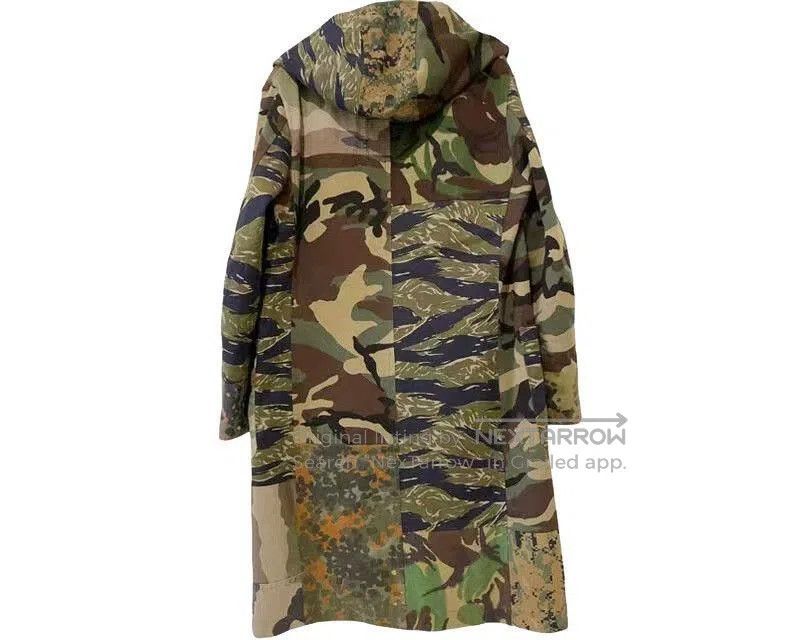 Yohji Yamamoto Camouflage Hooded Long Coat. Size US M / EU 48-50 / 2 - 2 Thumbnail