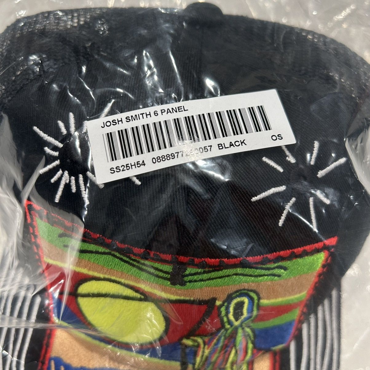 Supreme Supreme SS25 Reaper Mesh Back 6-Panel Black NWT Size ONE SIZE - 2 Thumbnail
