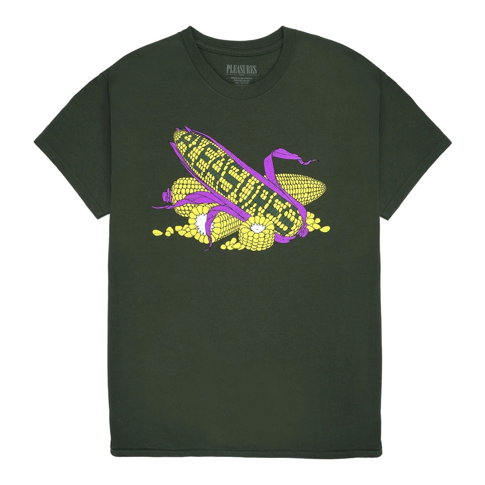Pleasures Pleasures Corn T Shirt! Green Size Large Size US L / EU 52-54 / 3 - 1 Thumbnail