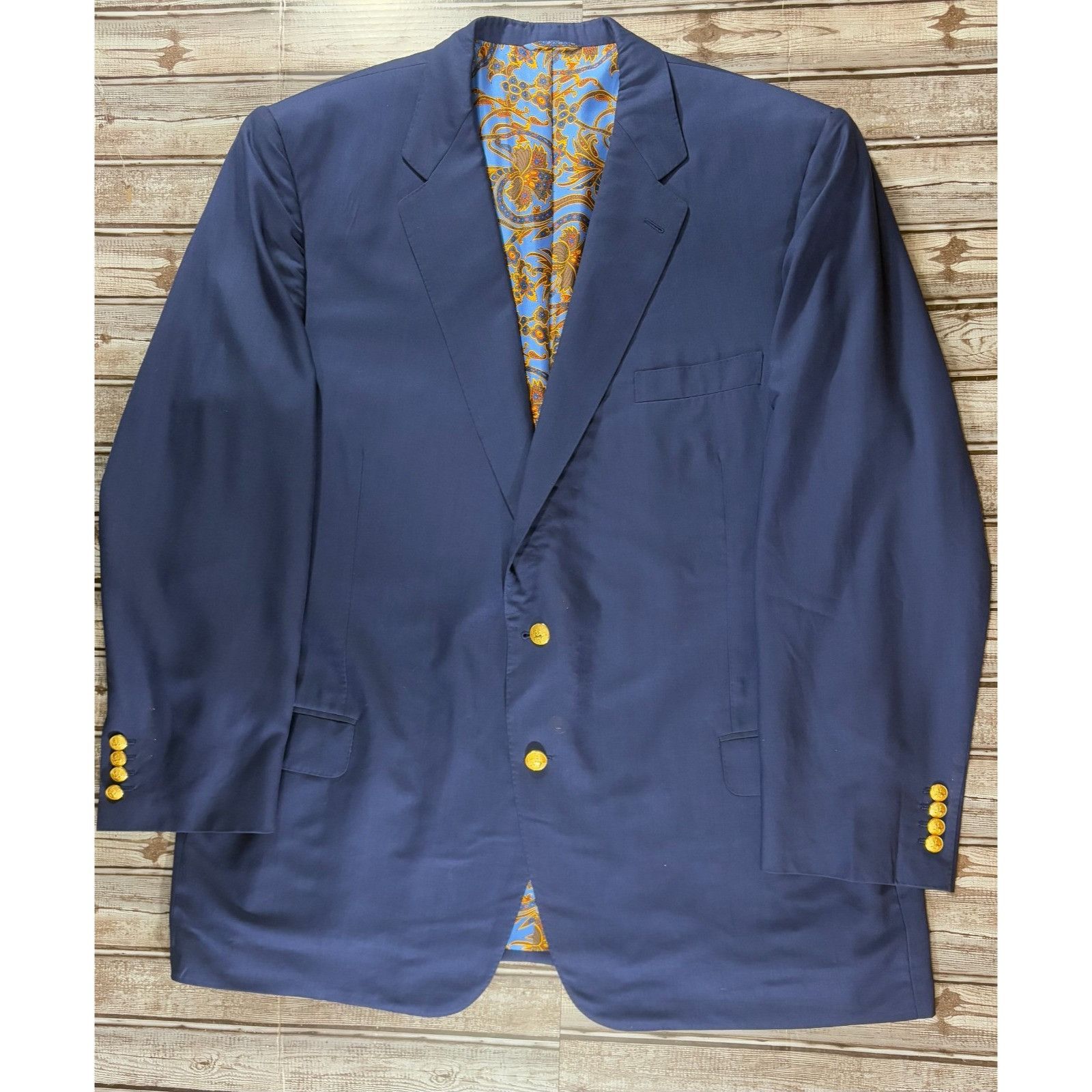 Holland & Sherry Holland & Sherry for Arthur 100% cashmere Sport jacket blaze Size 50R - 1 Thumbnail