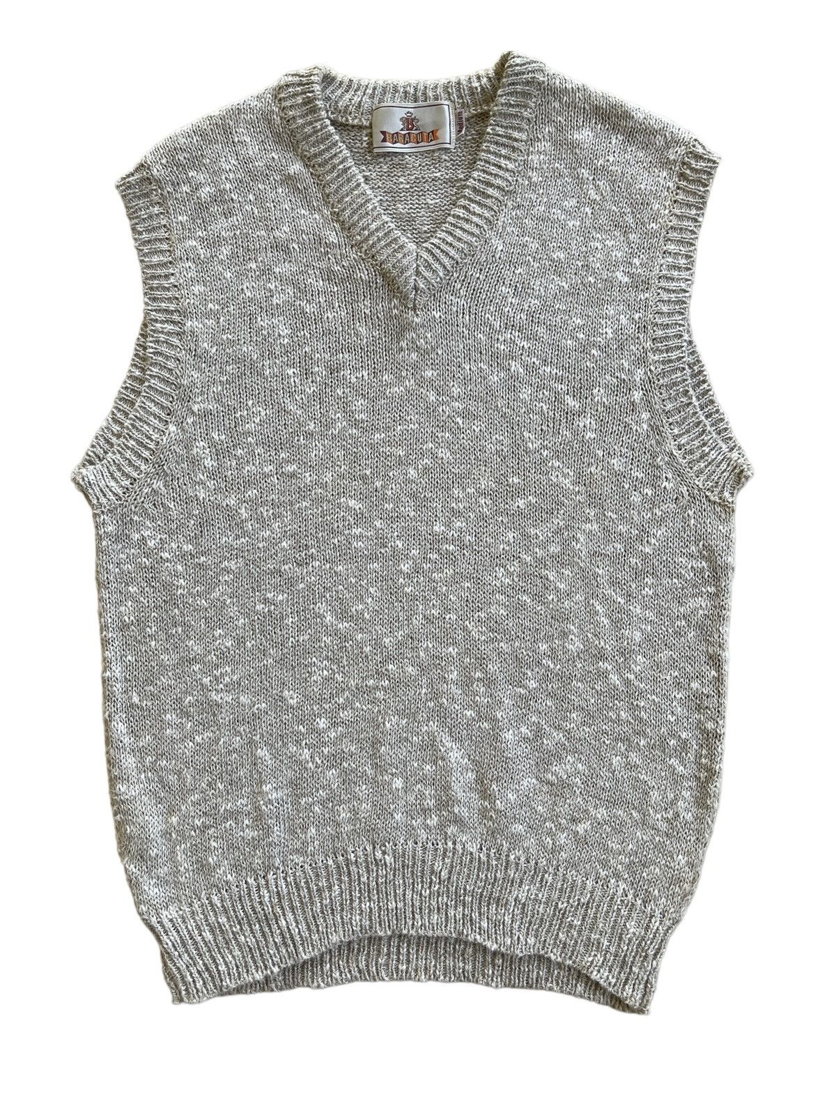 Baracuta Vintage Baracuta V-Neck Knit Sleeveless Jumper Size US M / EU 48-50 / 2 - 1 Thumbnail