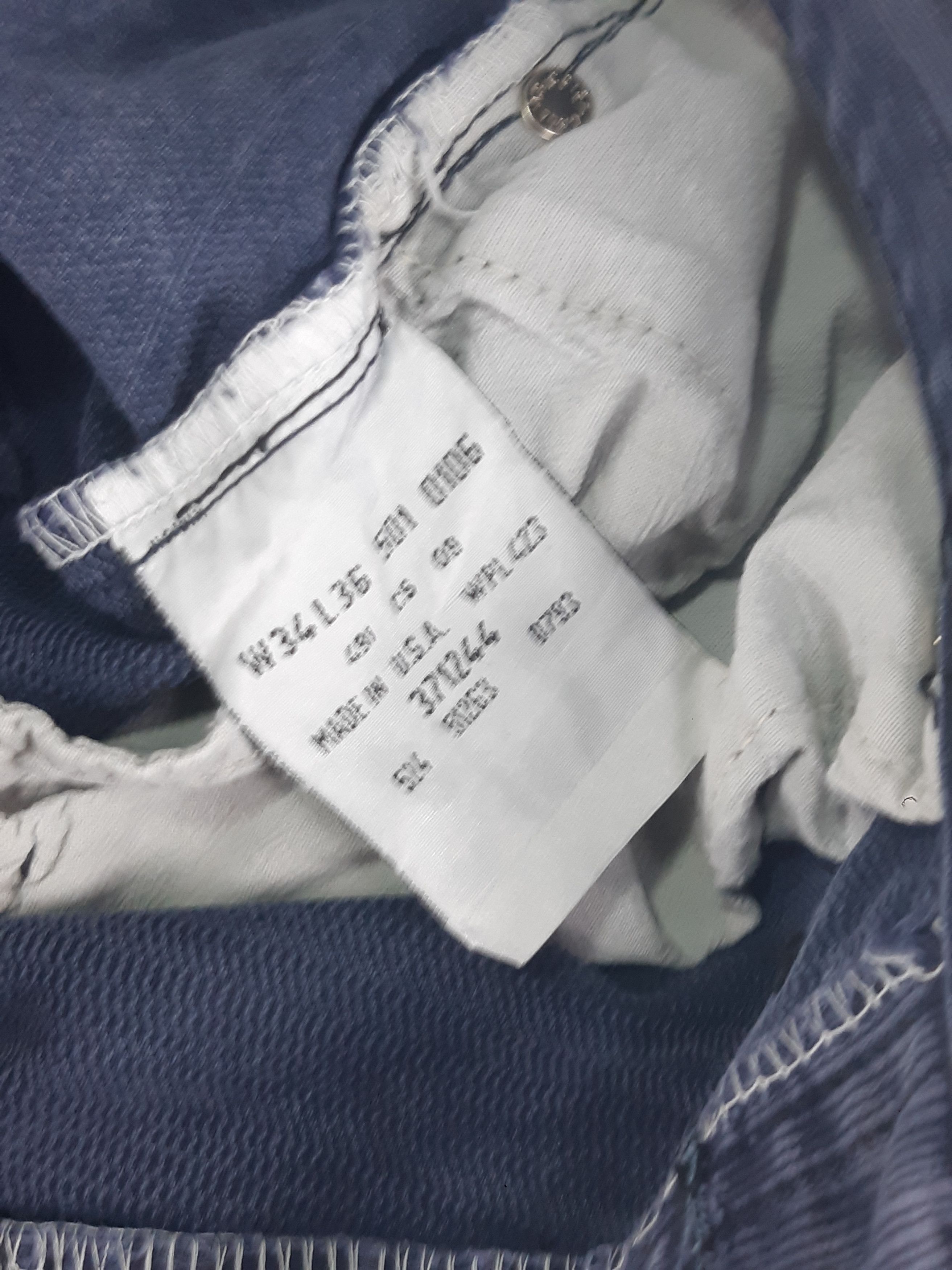 Levi's Vintage 90s LEVI'S 501 Gray Denim made in USA size W34/L36 Size US 34 / EU 50 - 8 Thumbnail