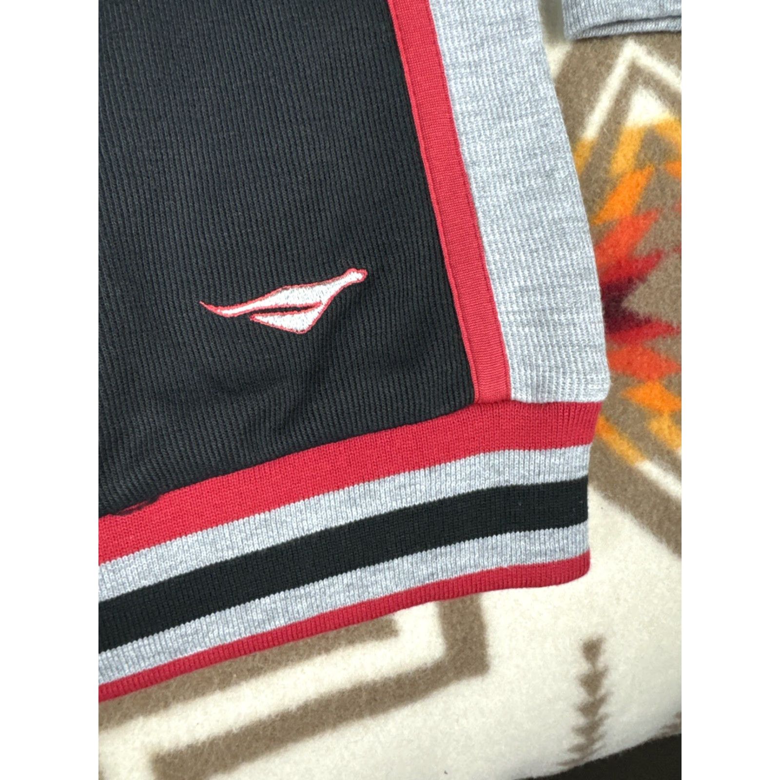 Vintage VINTAGE Cheeetah Brand Long Sleeve Thermal Shirt Mens M Black Gray Red Mens Size US M / EU 48-50 / 2 - 3 Thumbnail