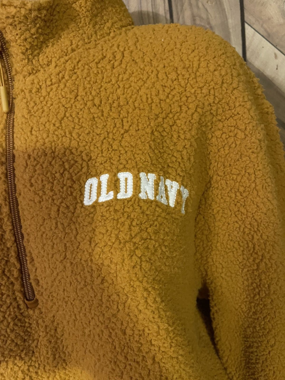 Old Navy Old Navy Men’s Large Dark Orange Sherpa Fleece Jacket Size US L / EU 52-54 / 3 - 3 Thumbnail