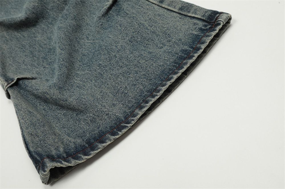 Japanese Brand × Jean Punk distressed washed men's high street trendy flared jeans Size US 32 / EU 48 - 7 Thumbnail