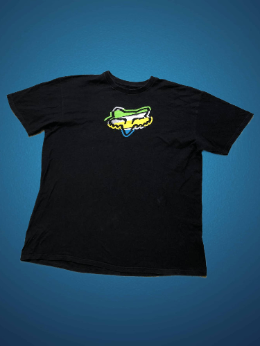 Fox Racing Big Logo Print Fox Racing Y2K T-Shirt Vintage Size US XL / EU 56 / 4 - 1 Thumbnail