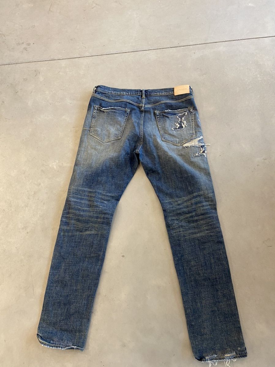 Purple Brand Purple Brand Distressed Denim Navy Size US 38 / EU 54 - 3 Thumbnail