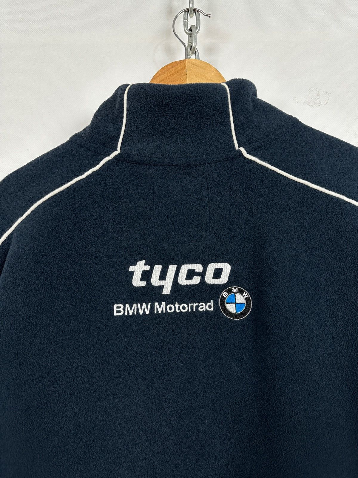 BMW Vintage BMW Tyco Motorrad Racing Fleece Jacket Size US XL / EU 56 / 4 - 16 Thumbnail
