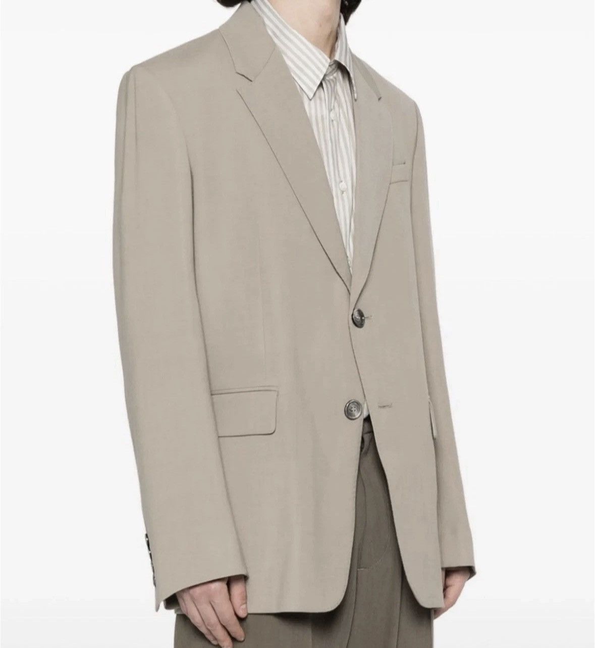 AMI AMI PARIS - Oversized Wool Blend Twill Blazer Jacket (48) Size 48L - 11 Thumbnail