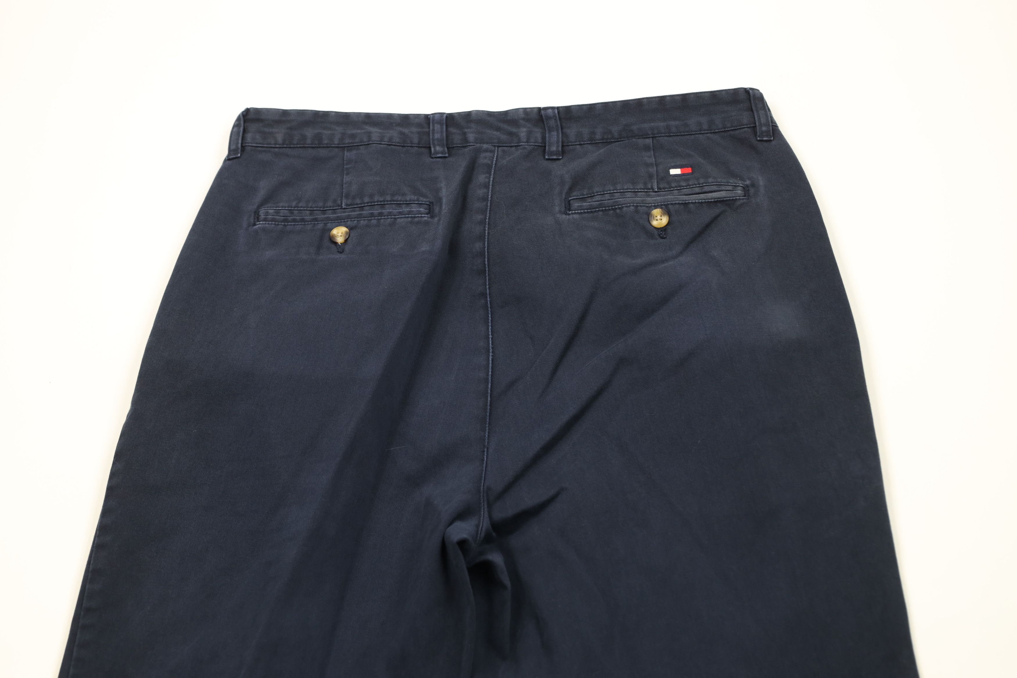 Tommy Hilfiger Vintage Y2K 2004 Tommy Hilfiger Wide Leg Chino Pants Blue Size US 36 / EU 52 - 10 Thumbnail