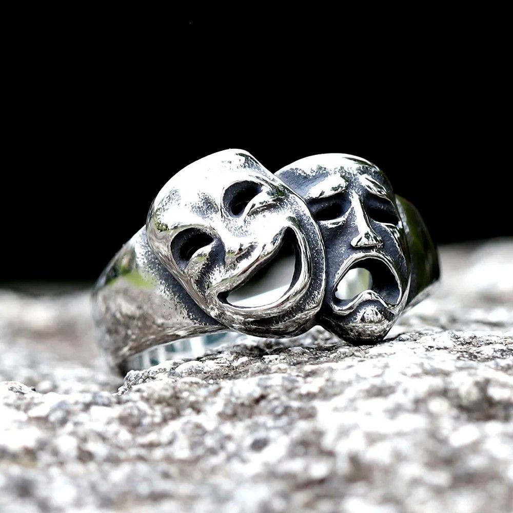 Jewelry Cry and Smile Ring Size ONE SIZE - 5 Thumbnail