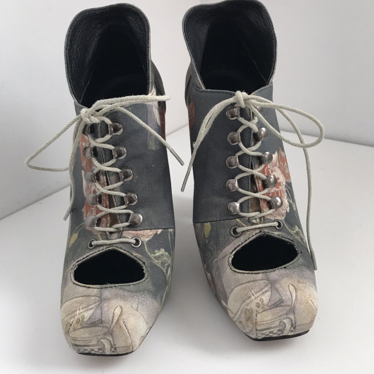 Opening Ceremony × Rodarte Rodarte Open Ceremony Platform Heel Bootie Womens 8 Size US 8 / IT 38 - 2 Thumbnail
