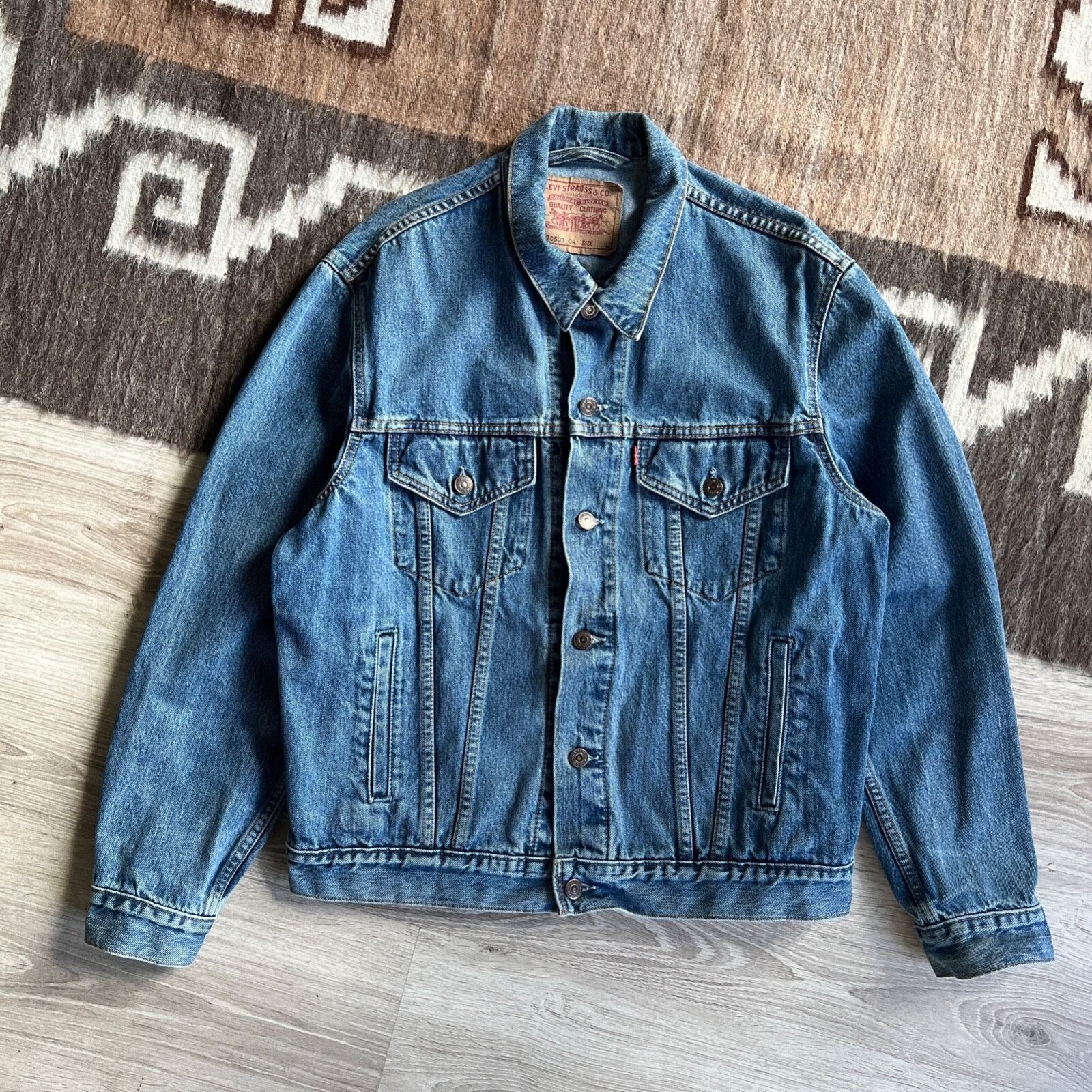 Levi's Levi's Vintage 90s Trucker Denim Jacket 8996AC Size US L / EU 52-54 / 3 - 2 Thumbnail